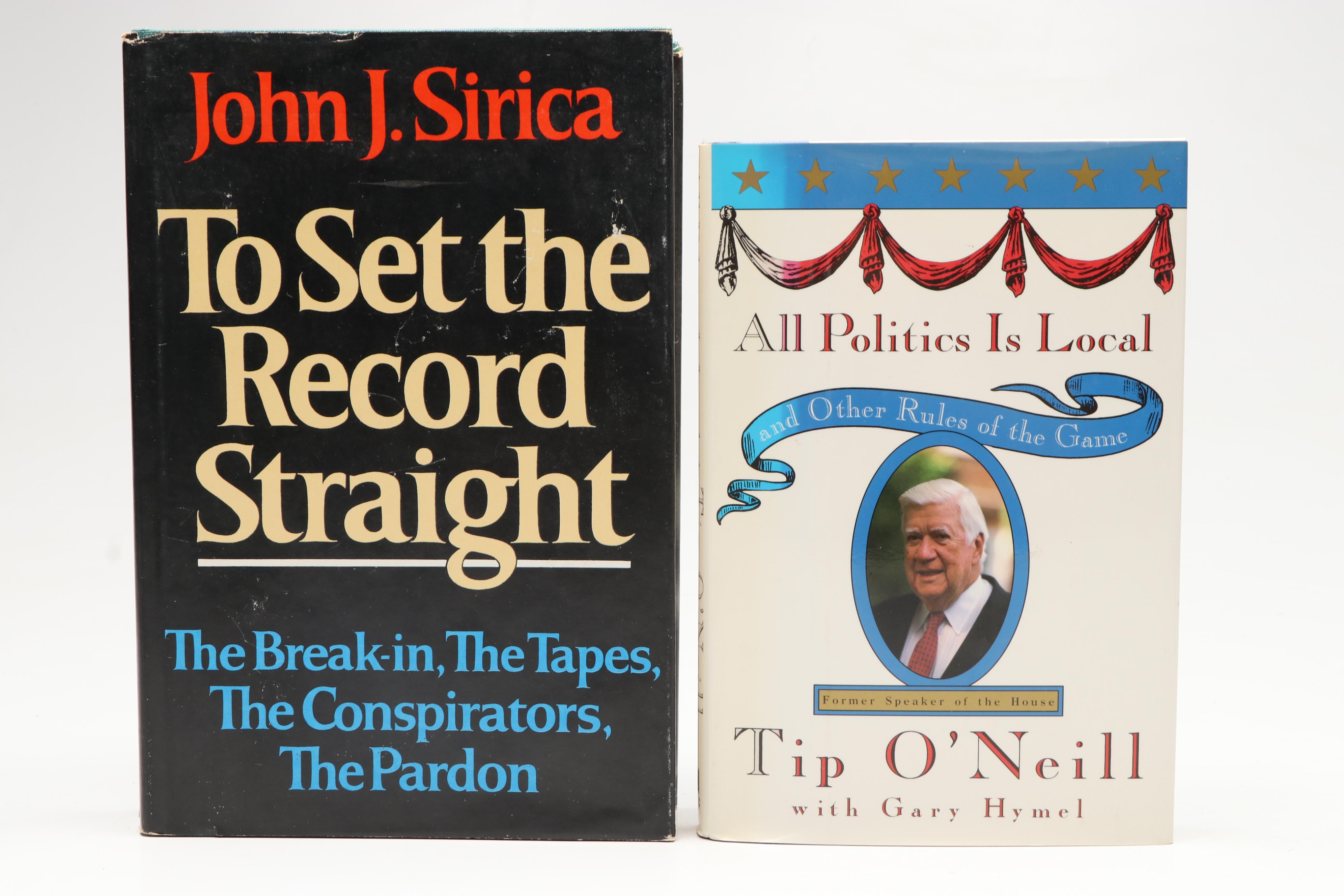 Signed "The Death of American Virtue" and More Political Nonfiction