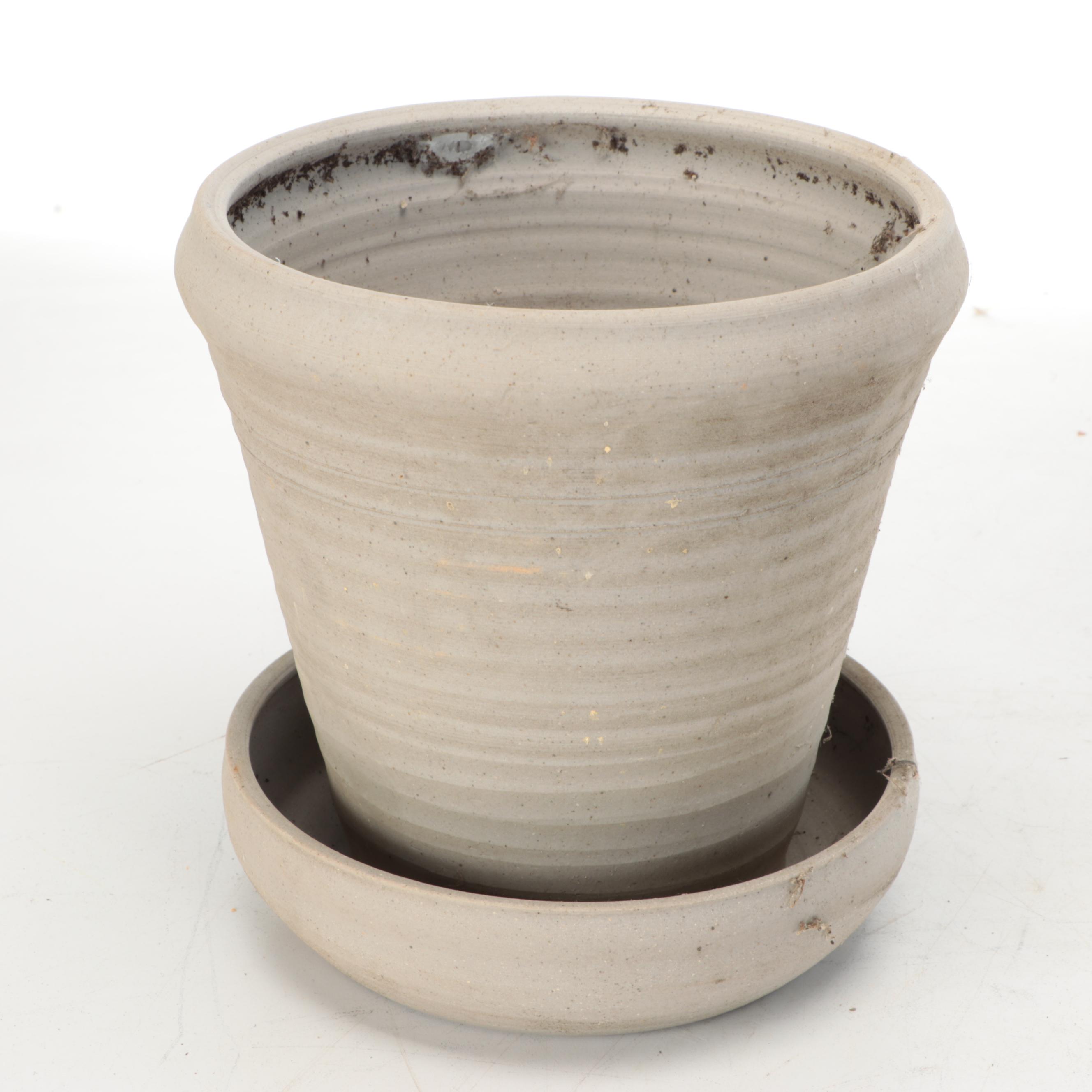 Feazell Pottery Handcrafted Ceramic Planters and Saucers