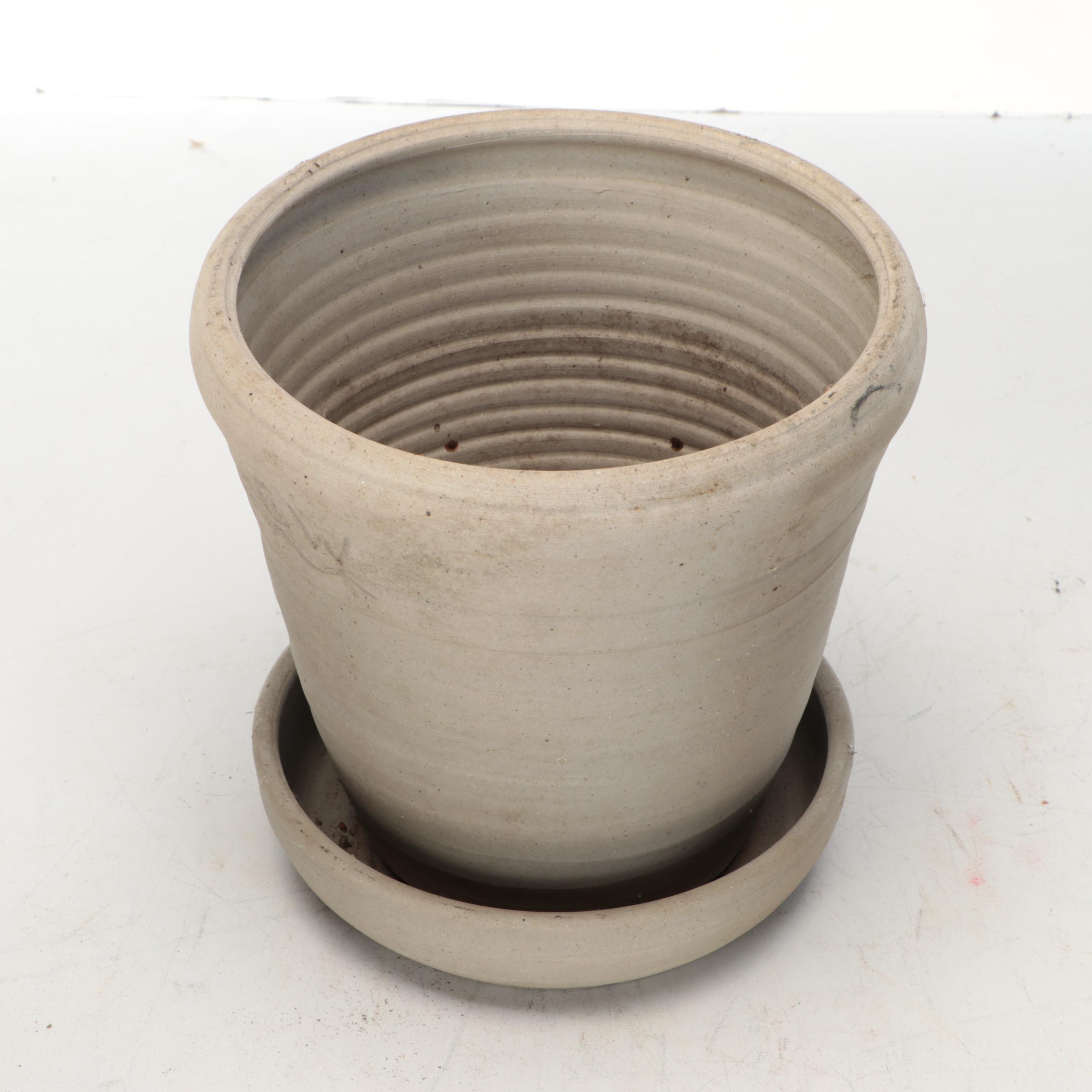 Feazell Pottery Handcrafted Ceramic Planters and Saucers