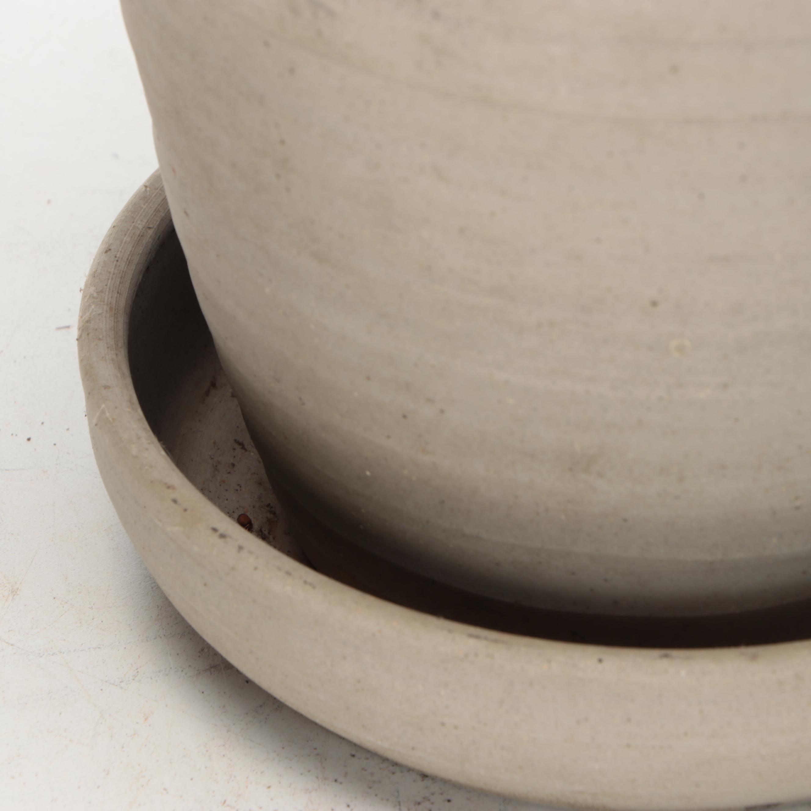 Feazell Pottery Handcrafted Ceramic Planters and Saucers