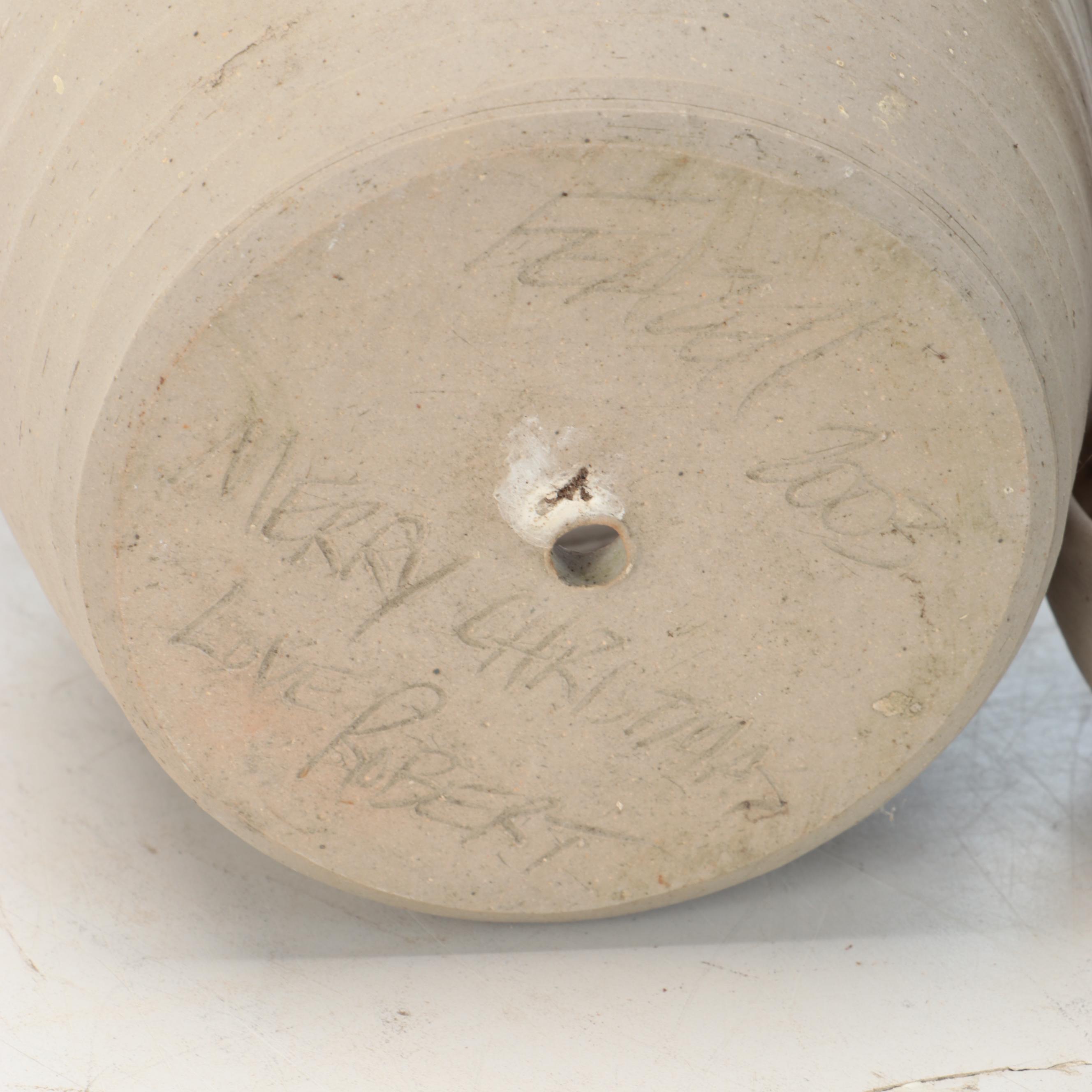 Feazell Pottery Handcrafted Ceramic Planters and Saucers