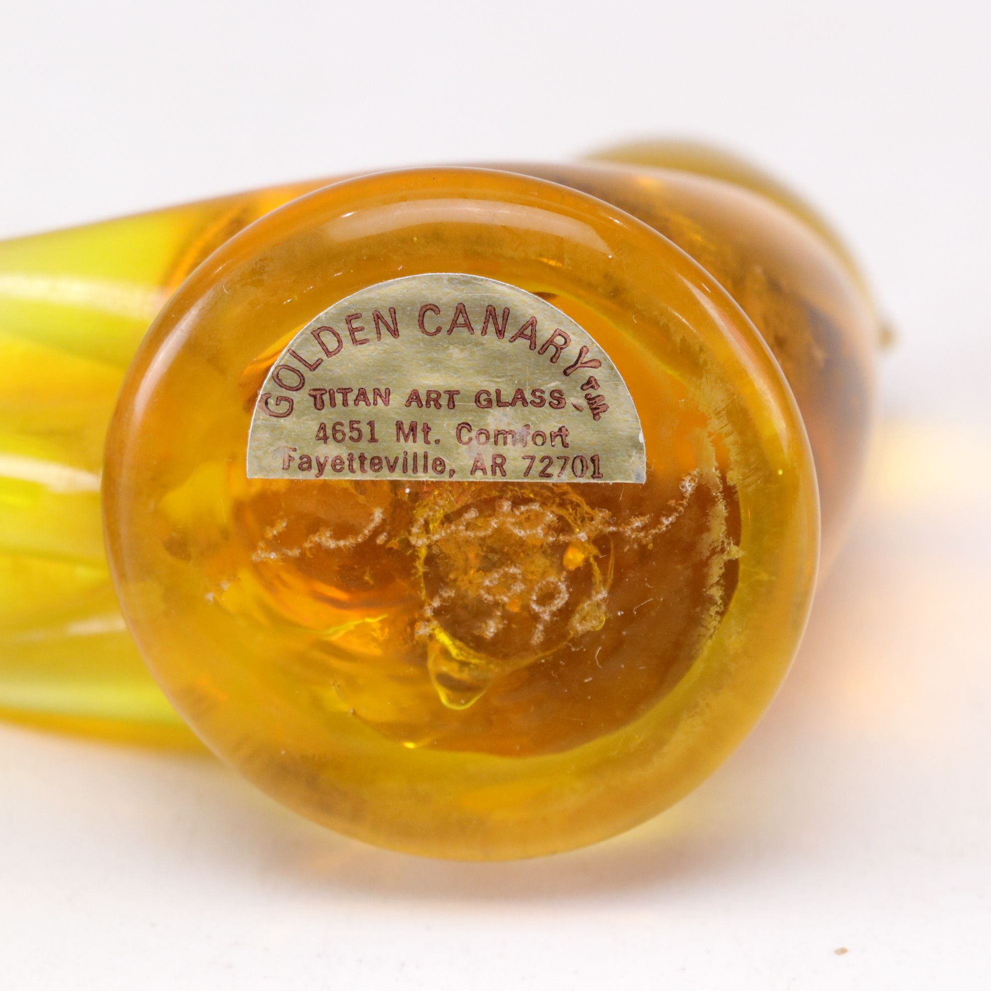 Titan "Cardinal of Love" and "Gold Canary" with Pink Swirl and Floral Vases