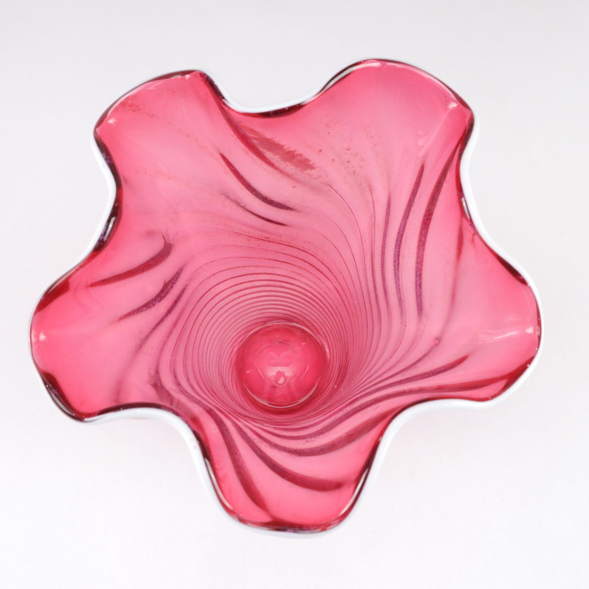 Titan "Cardinal of Love" and "Gold Canary" with Pink Swirl and Floral Vases