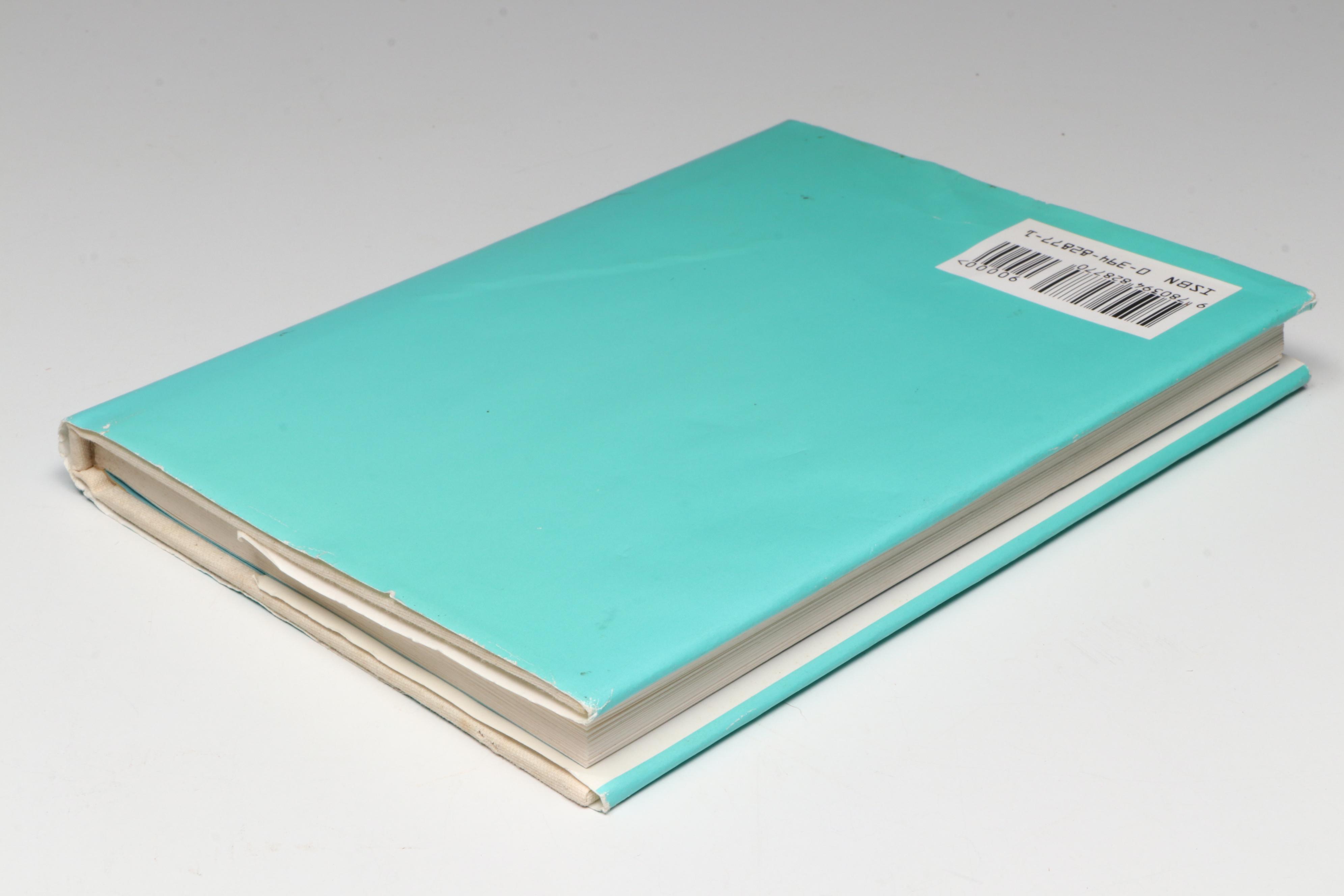 Illustrated "Tiffany's Table Manners for Teenagers" by Walter Hoving, 1989