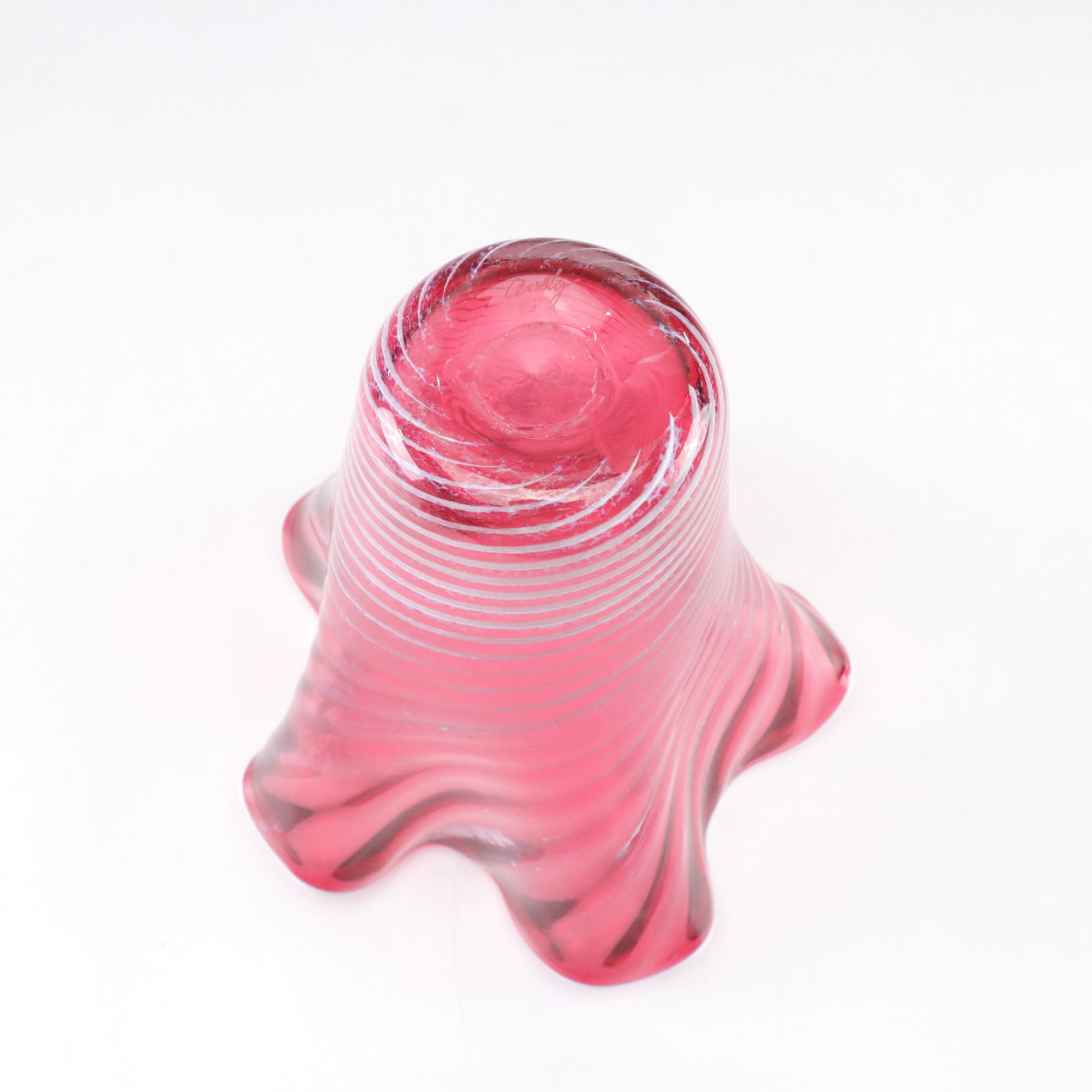 Titan "Cardinal of Love" and "Gold Canary" with Pink Swirl and Floral Vases