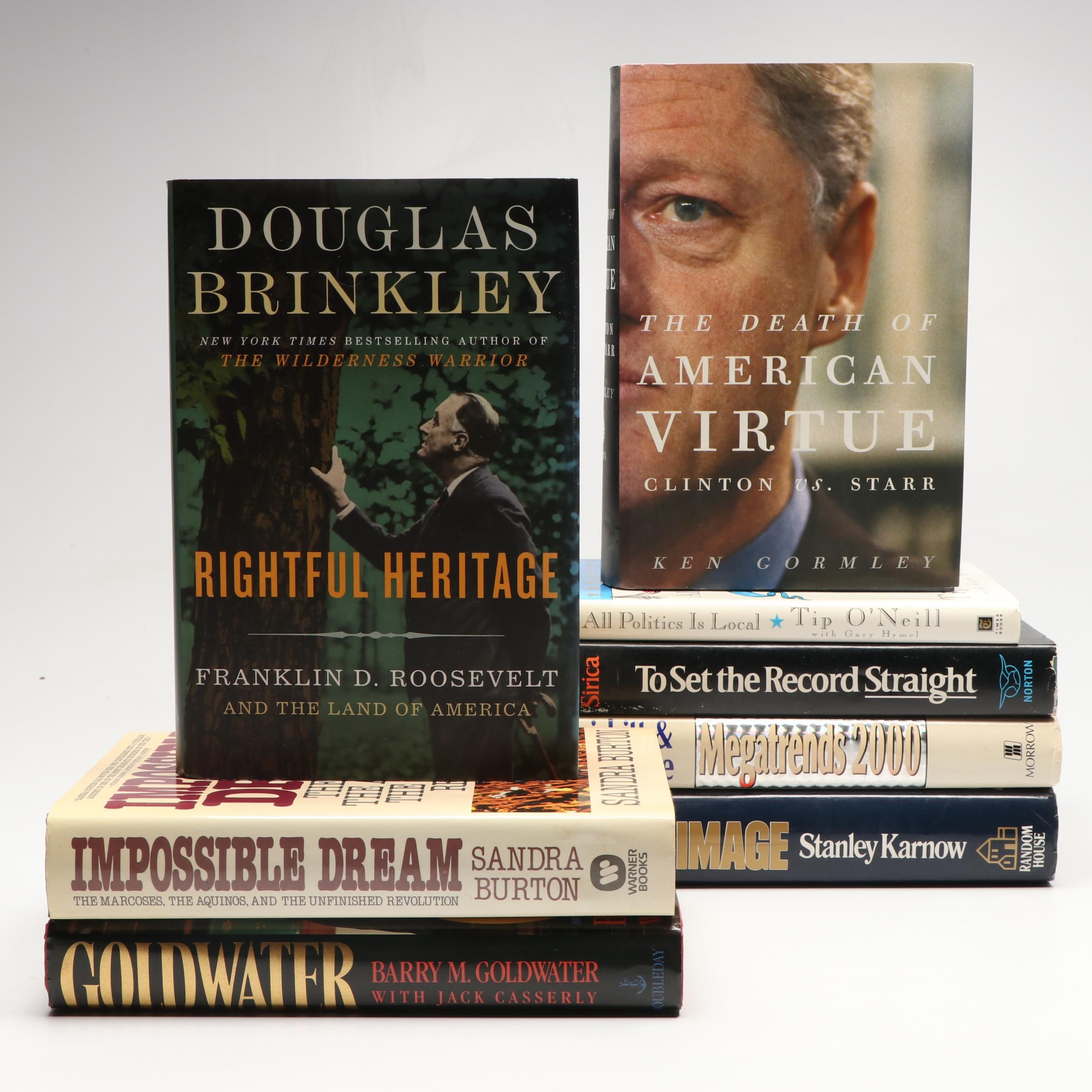 Signed "The Death of American Virtue" and More Political Nonfiction