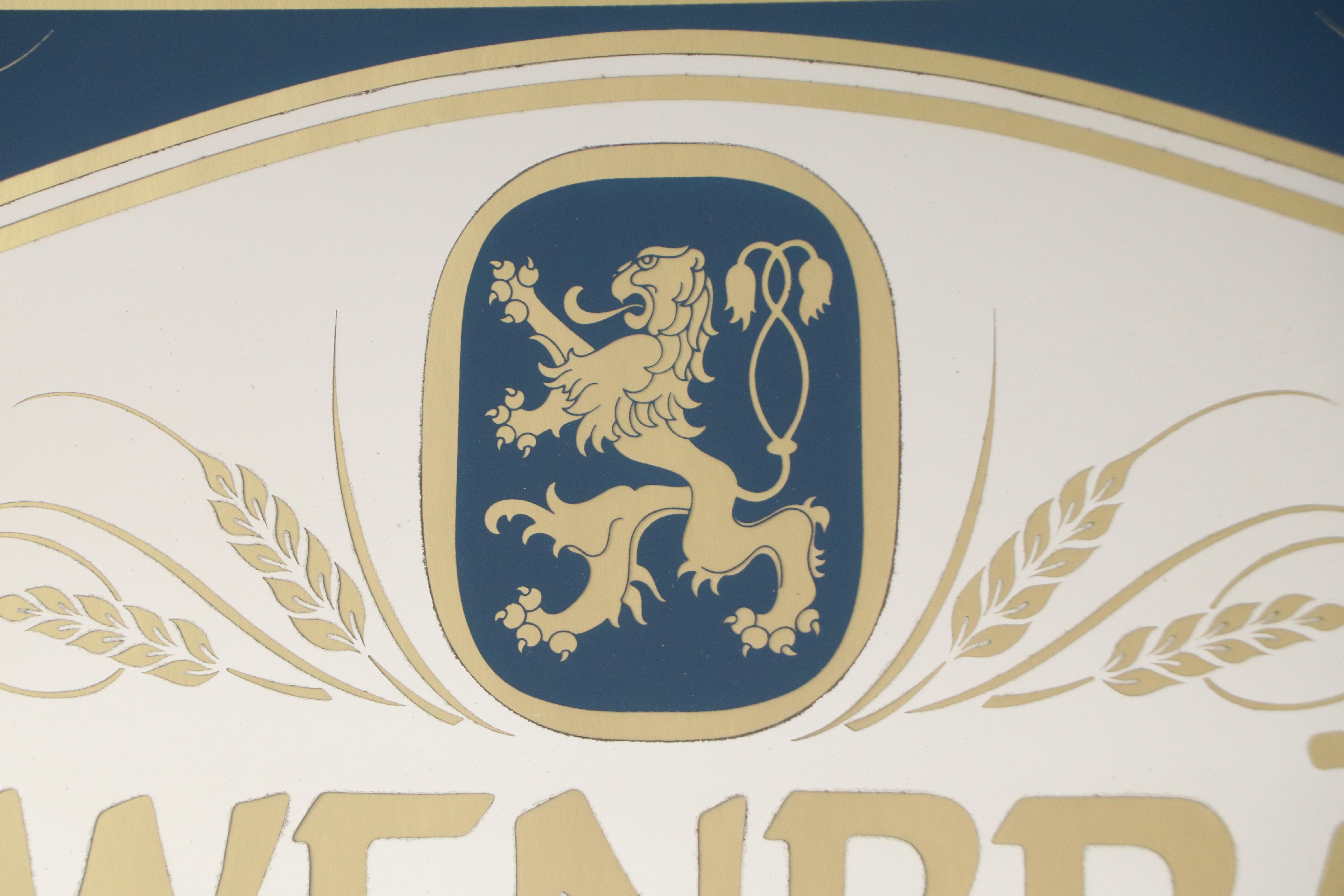 Löwenbräu Beer Mirrored Bar Sign