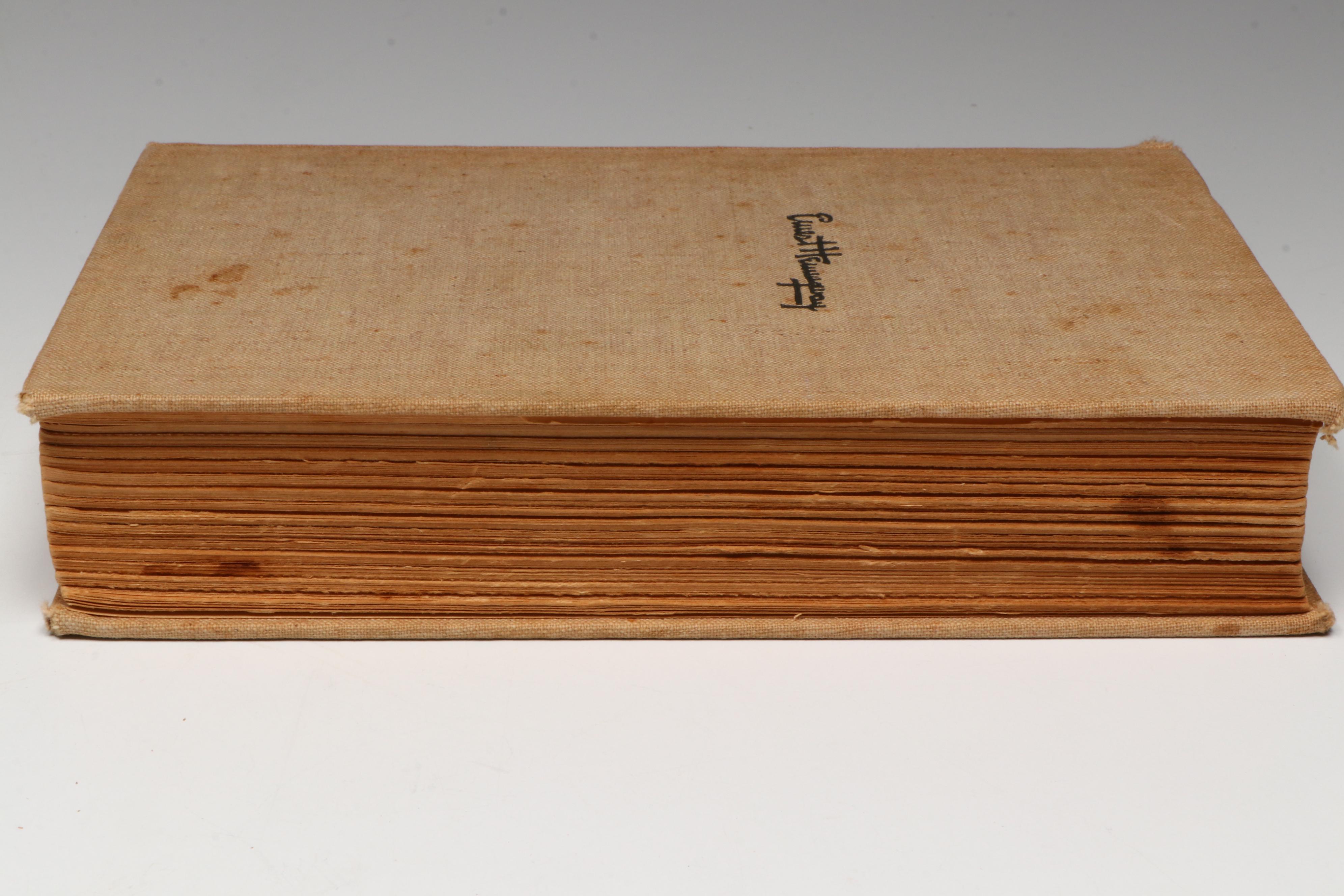 First Printing "For Whom the Bell Tolls" by Ernest Hemingway, 1940