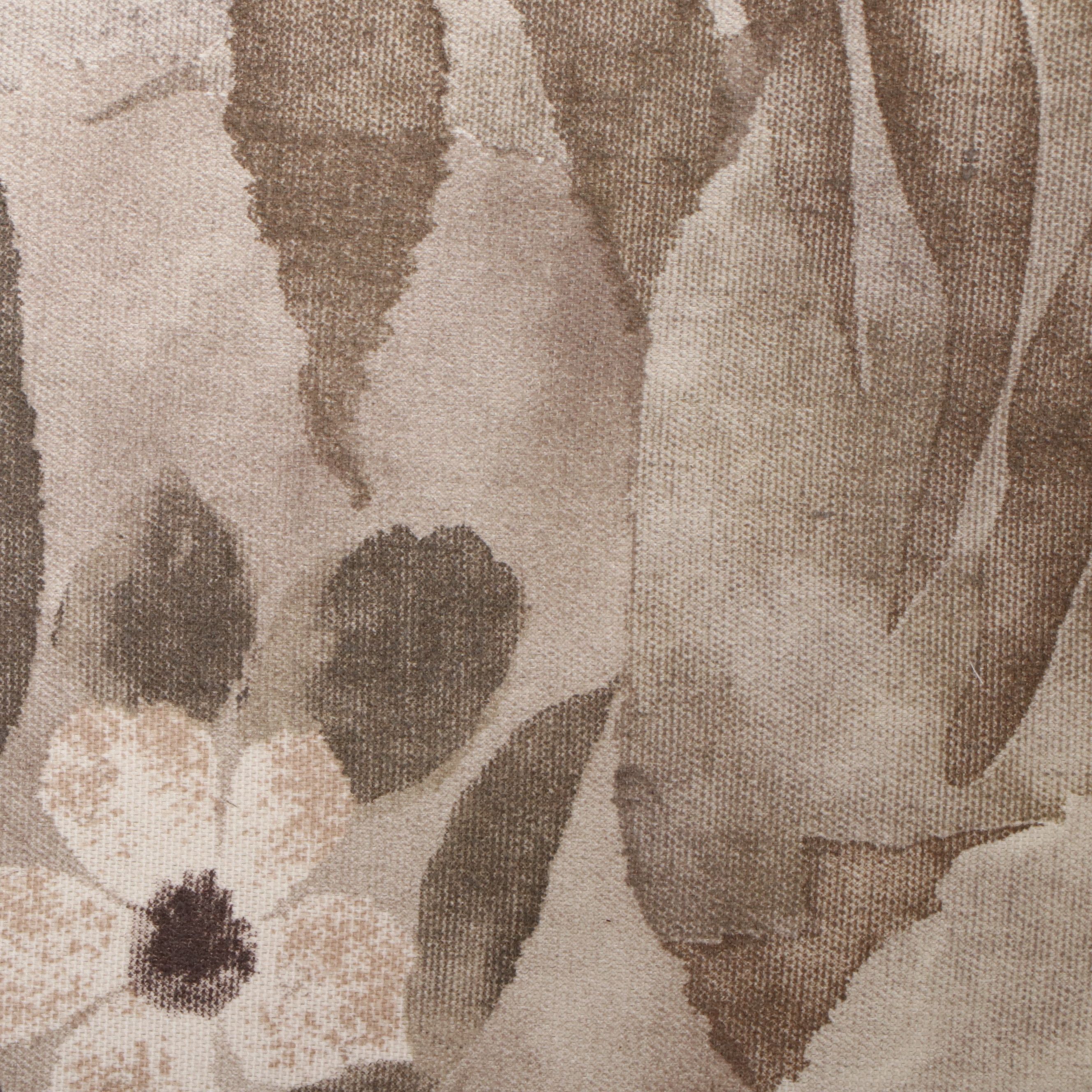 Rattan Armchair and Ottoman with Glass Top End Table