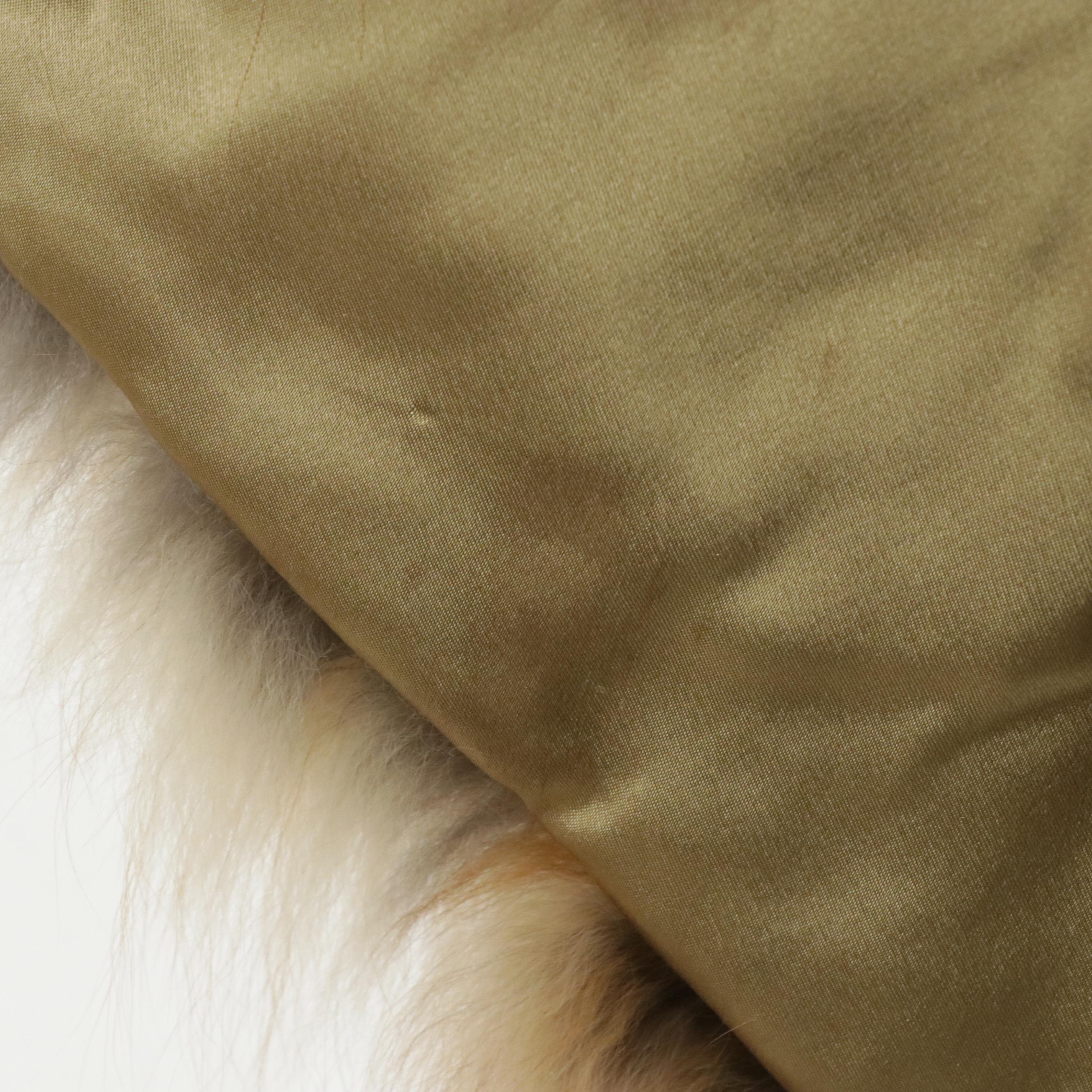 Natural Russian Sable Pieces Knit Infinity Scarf and Natural Red Fox Fur Stole