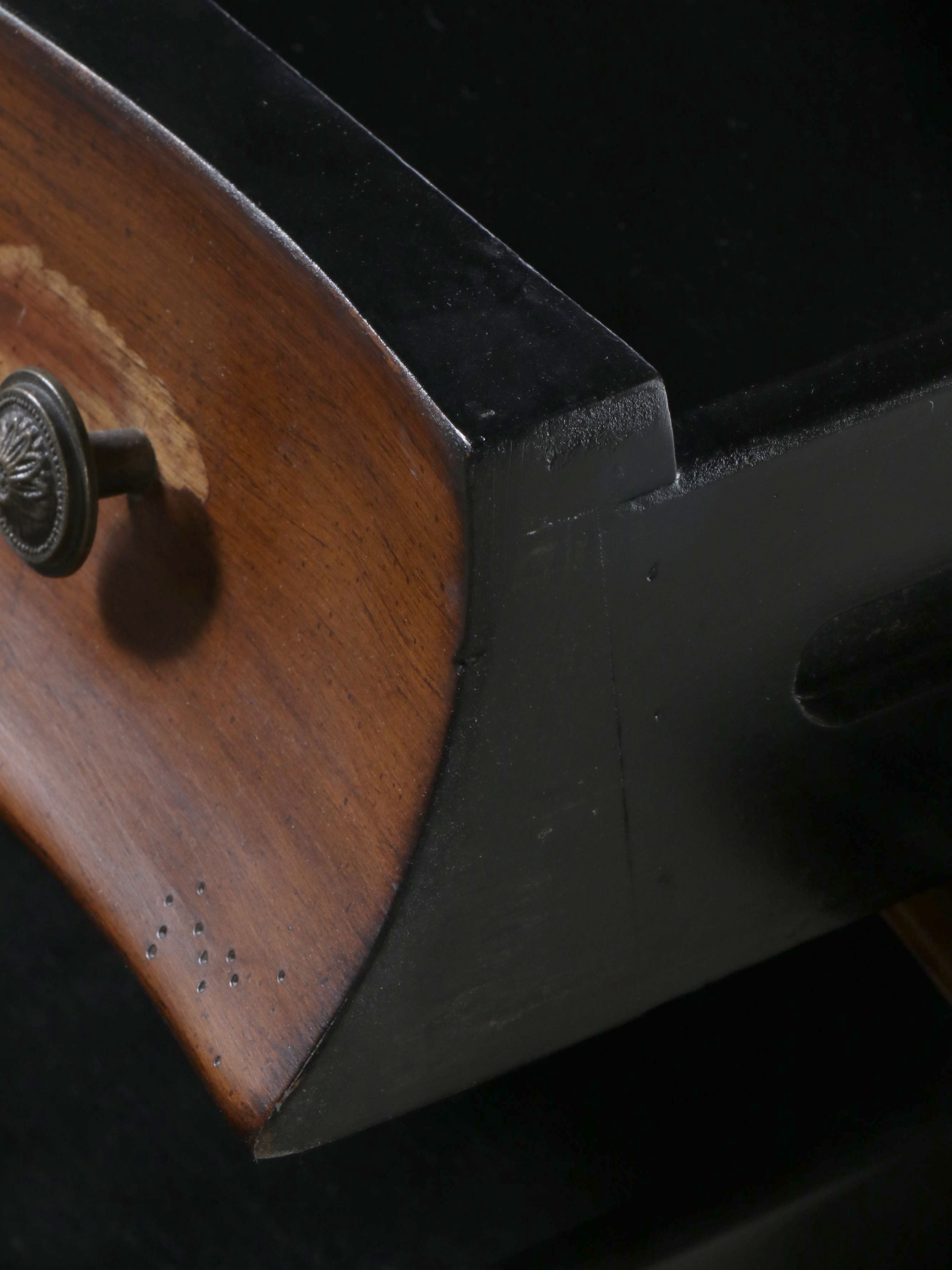 Continental Style Stenciled Commode, Late 20th Century