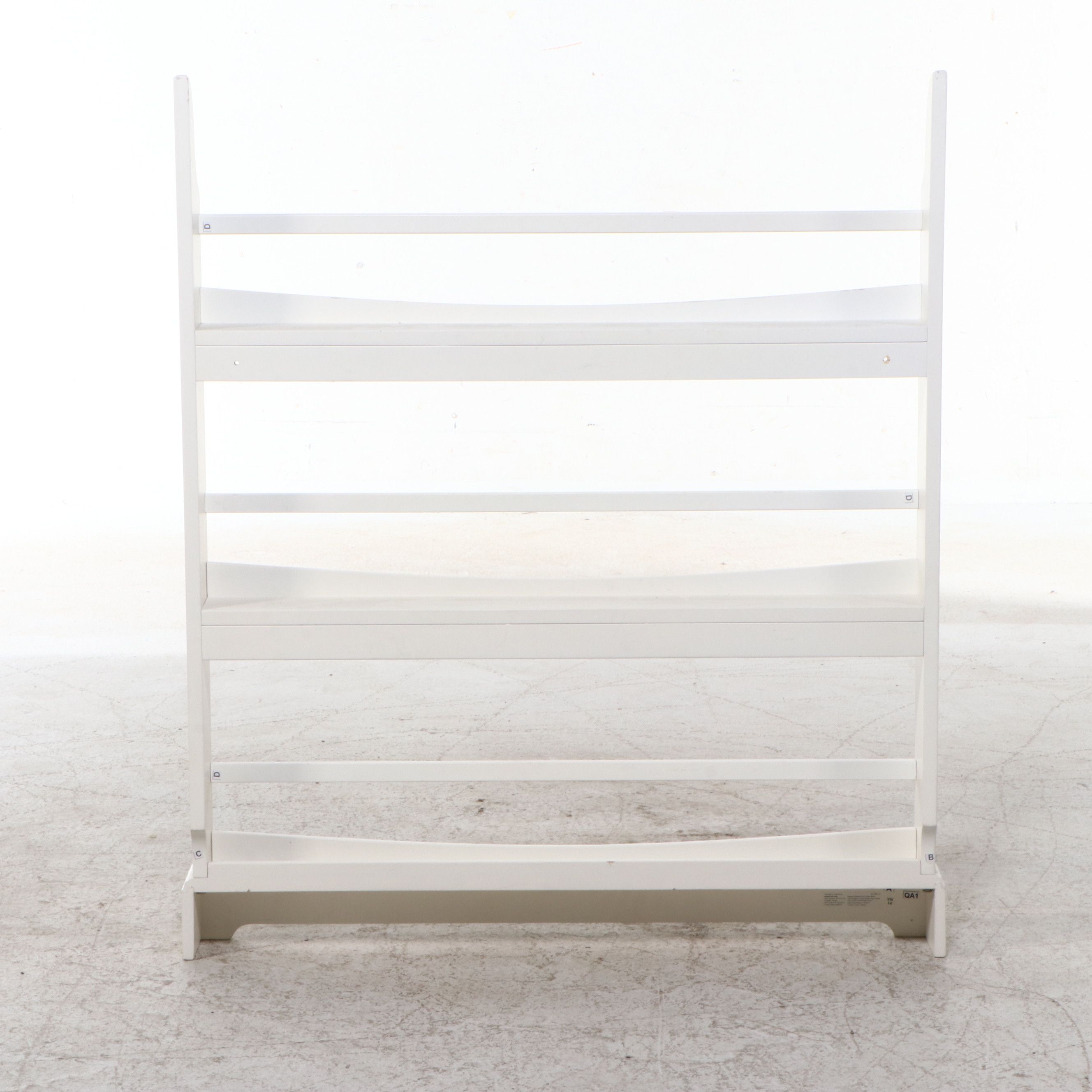 Contemporary White Painted Wood Children's Bookcase