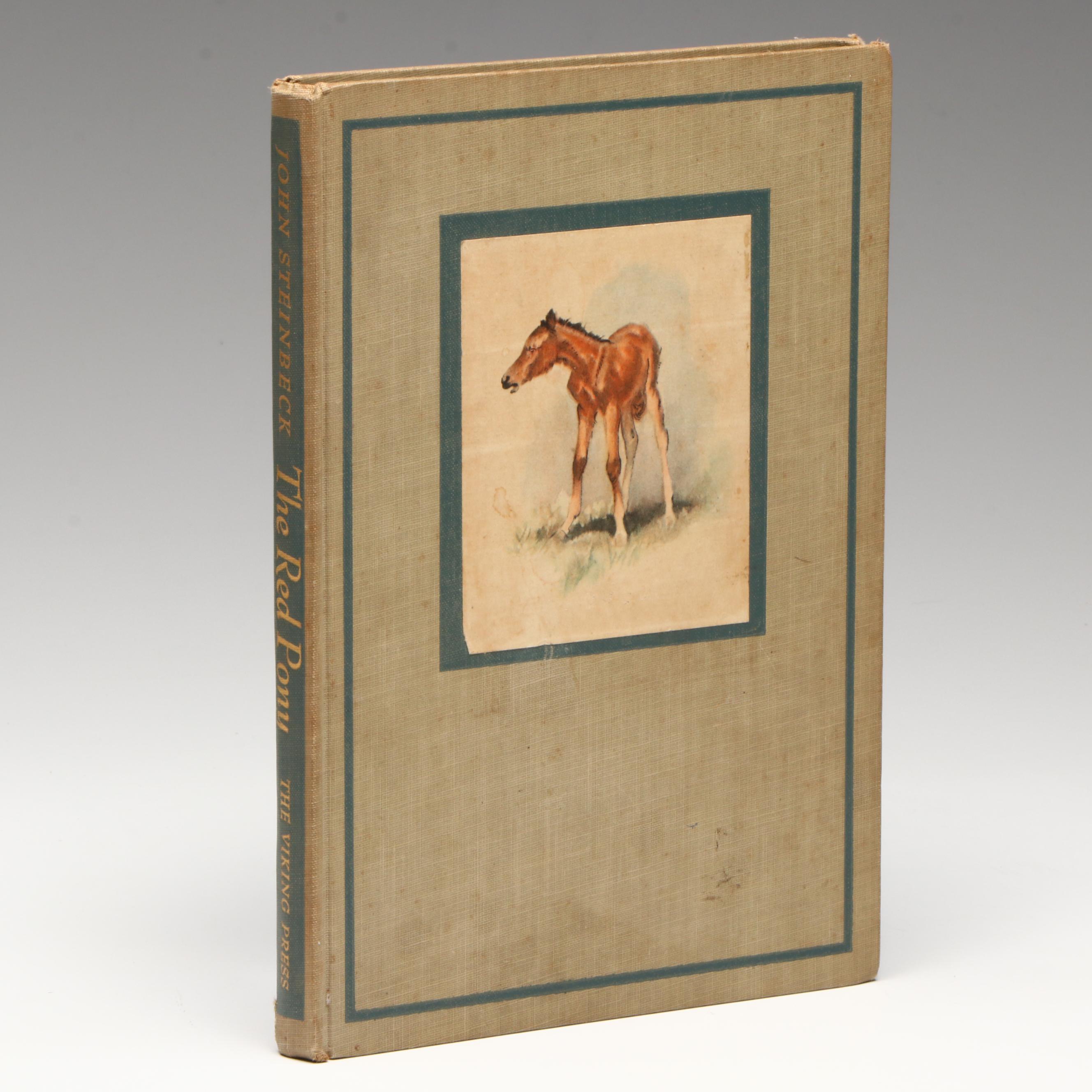 First Illustrated Edition "The Red Pony" by John Steinbeck, 1945