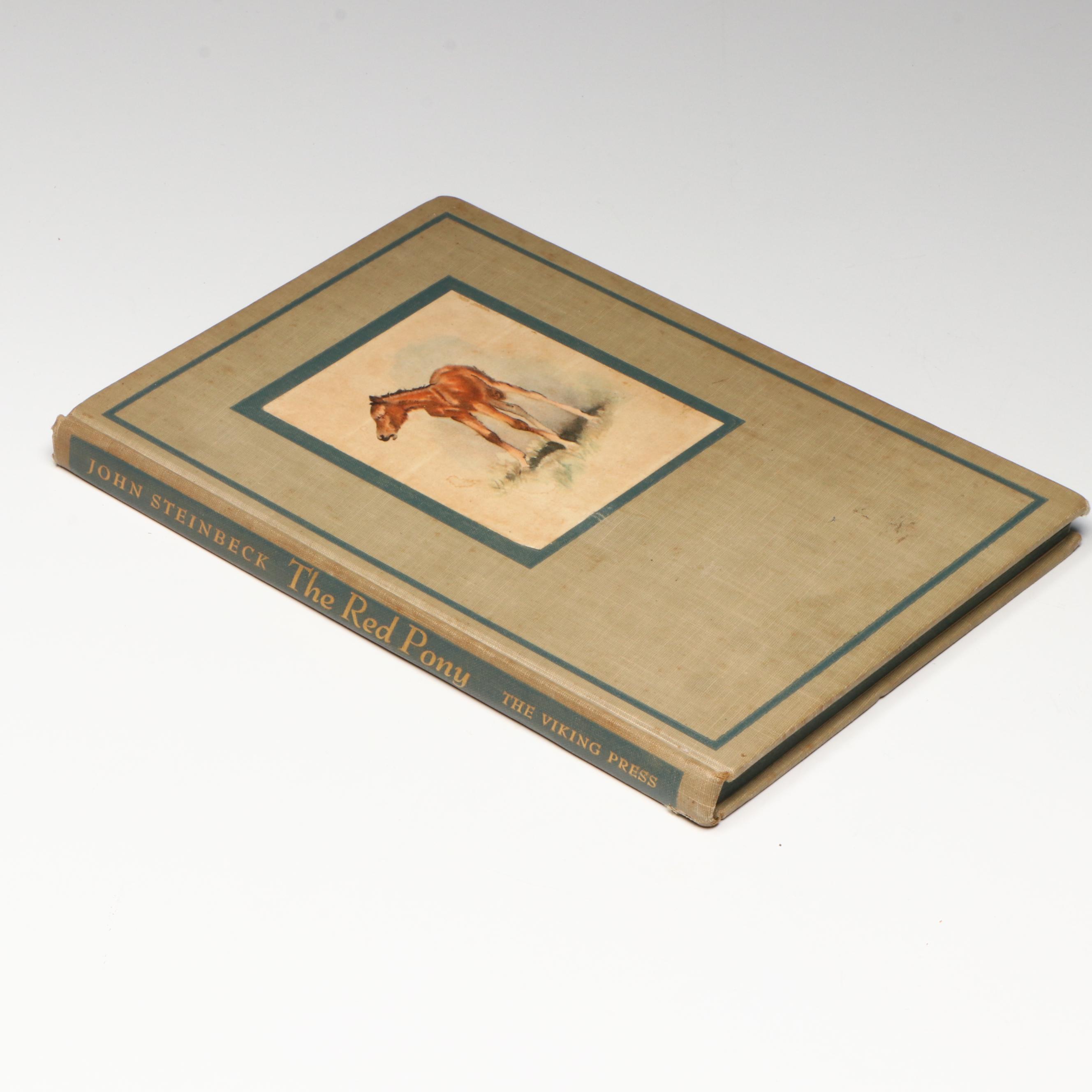 First Illustrated Edition "The Red Pony" by John Steinbeck, 1945