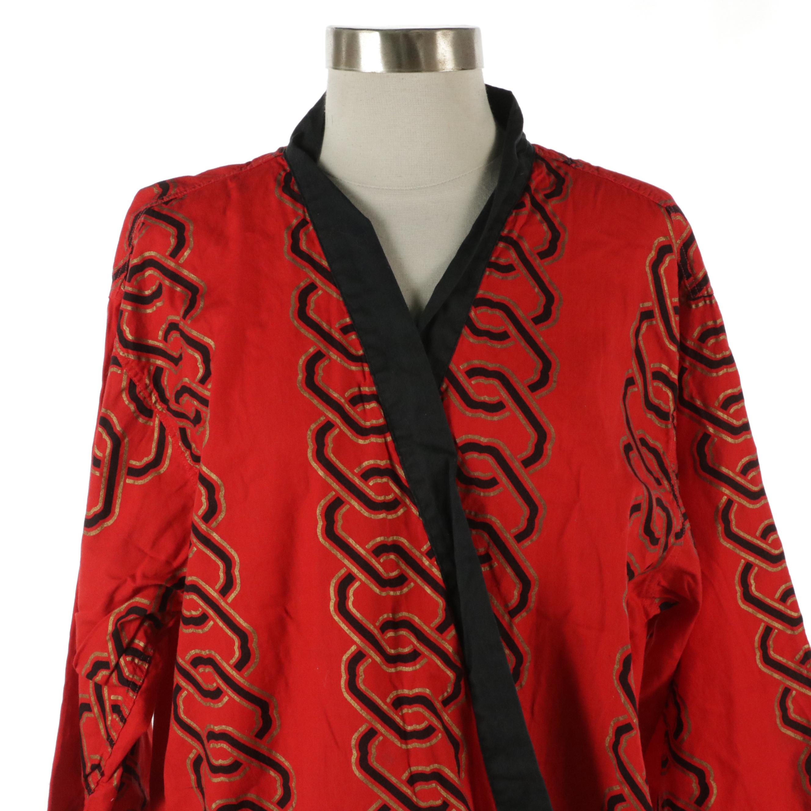 Asian Inspired Dress Set and Weldon Kabuki Cotton Jacket