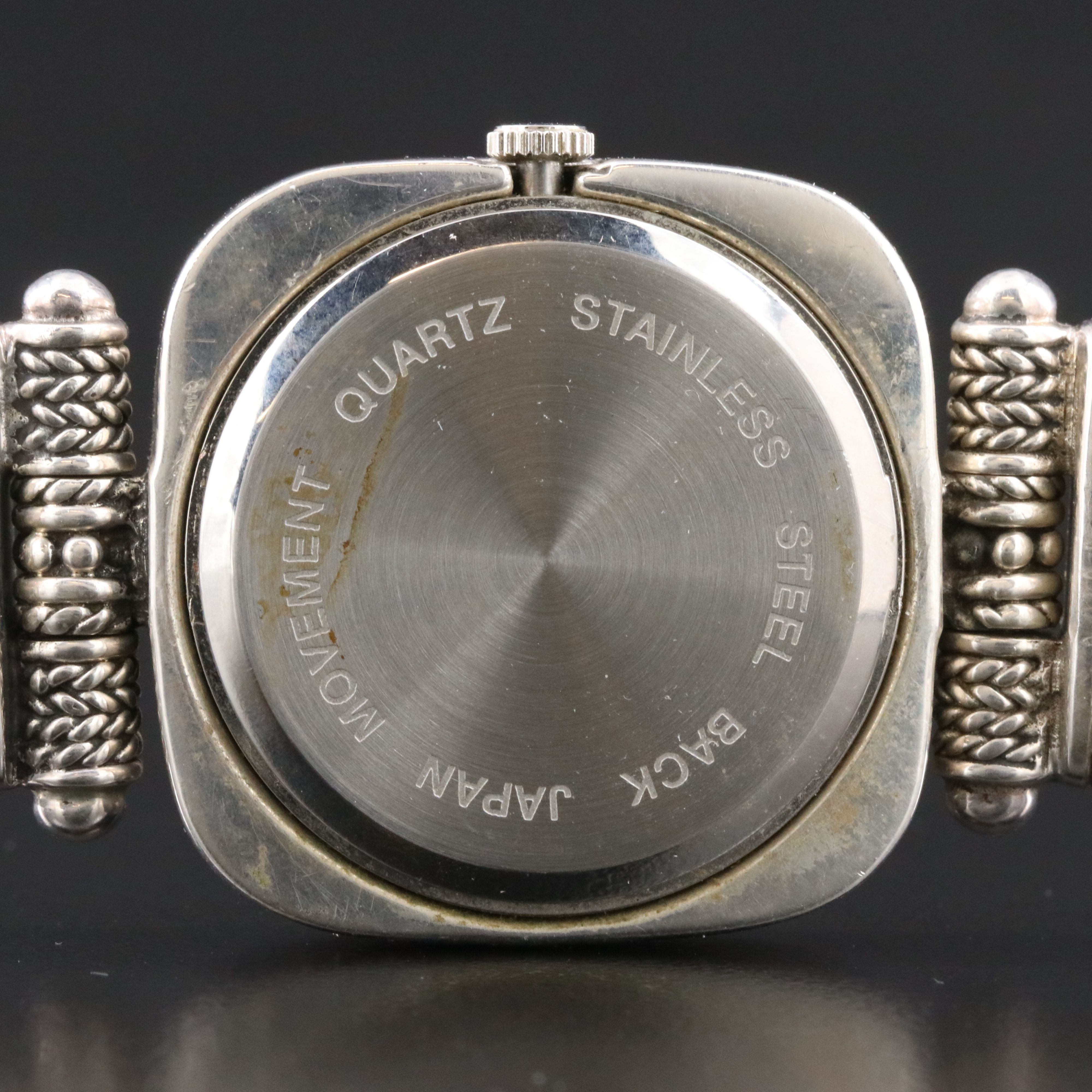 Balinesia Sterling Silver Dragon Weave Quartz Watch