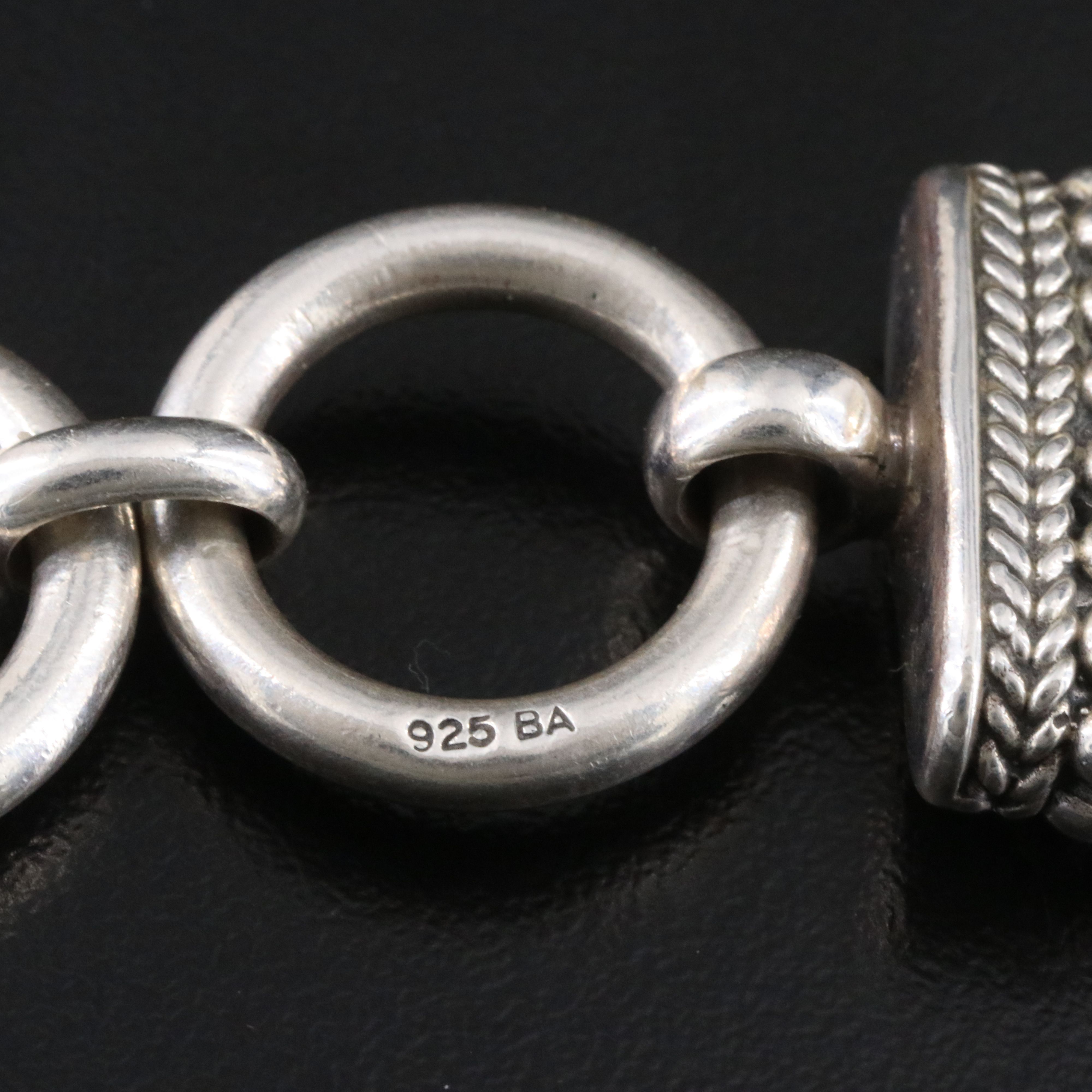 Balinesia Sterling Silver Dragon Weave Quartz Watch