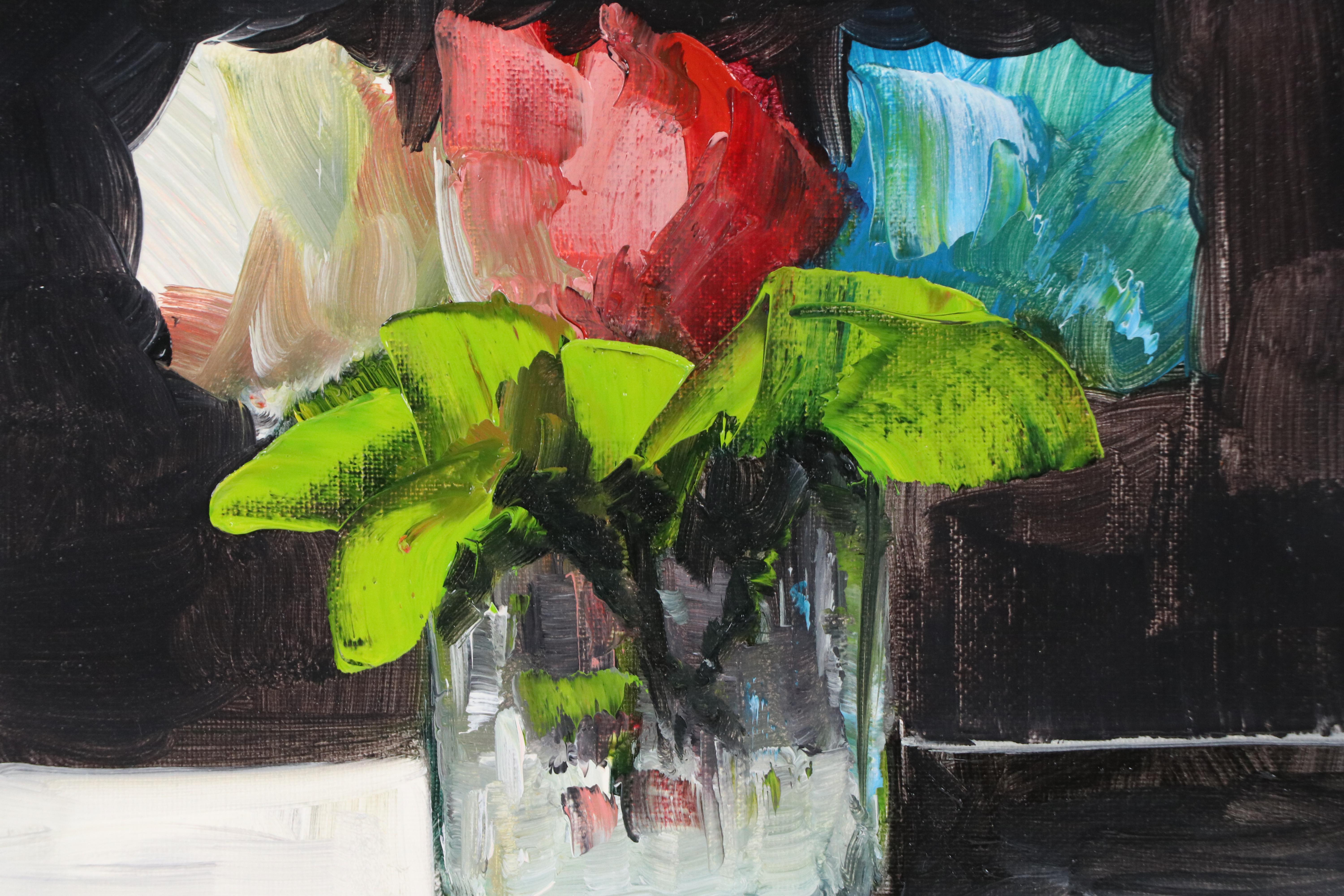 José M. Lima Floral Still Life Oil Painting, 2025