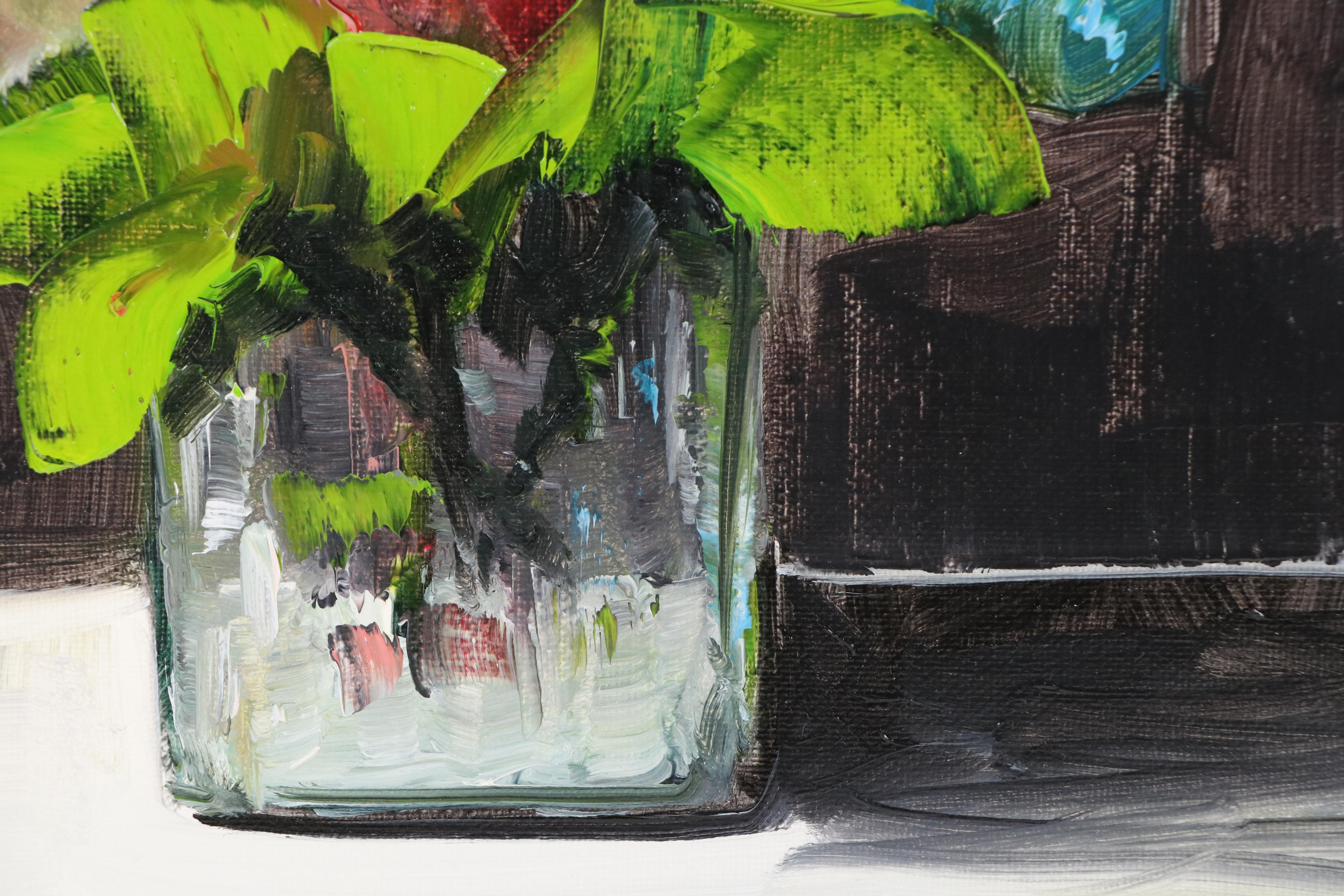 José M. Lima Floral Still Life Oil Painting, 2025