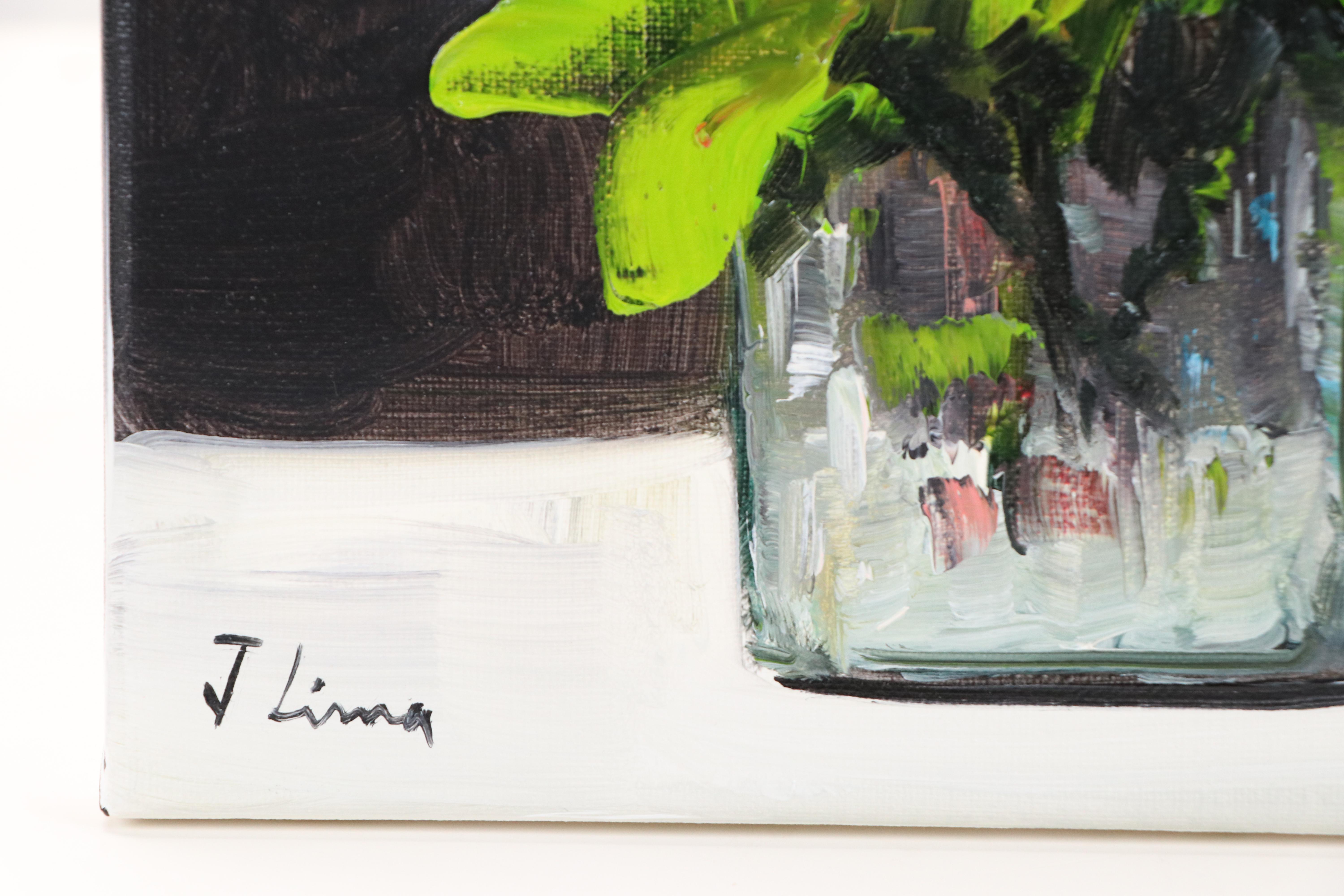 José M. Lima Floral Still Life Oil Painting, 2025