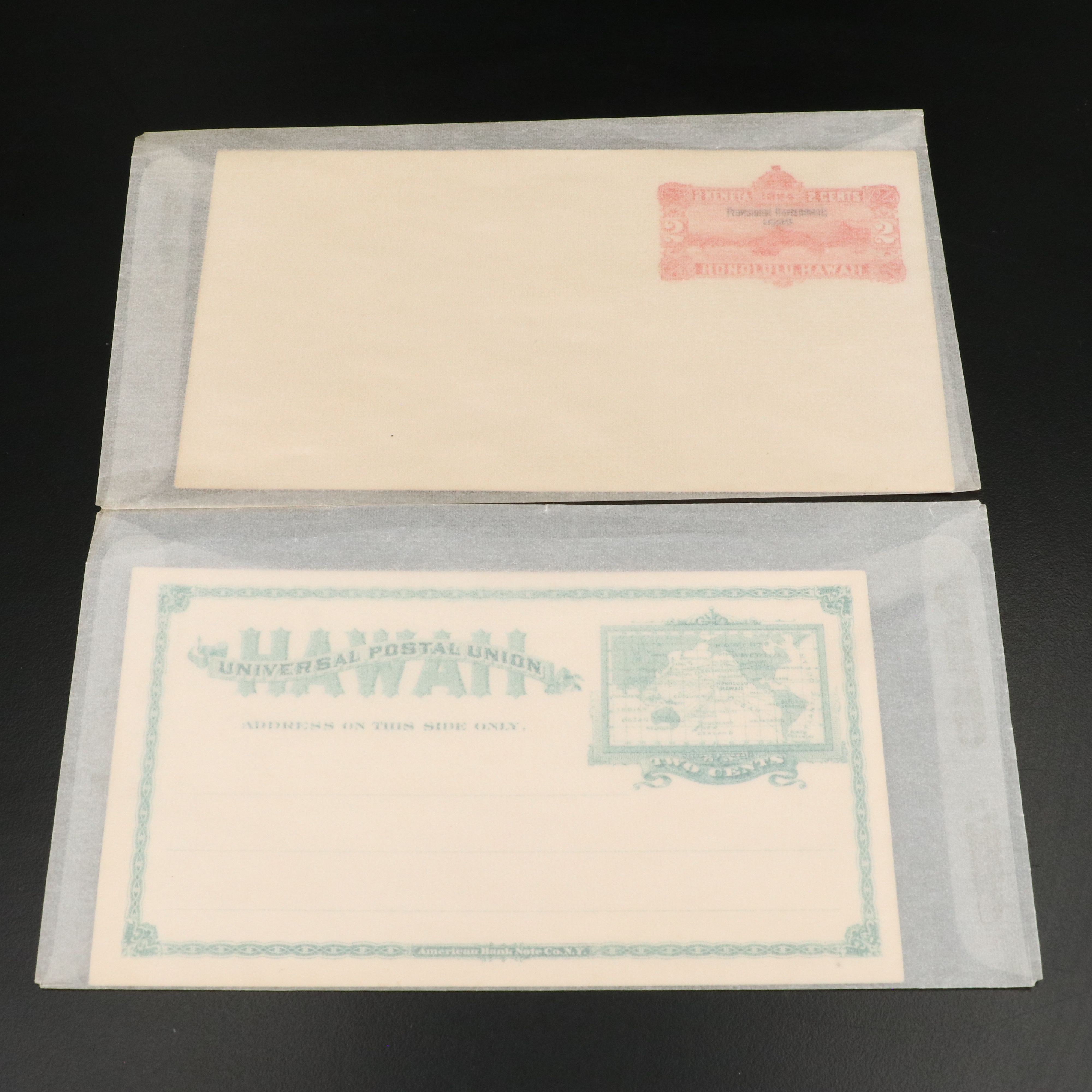 Four Early Hawaii Postage Items