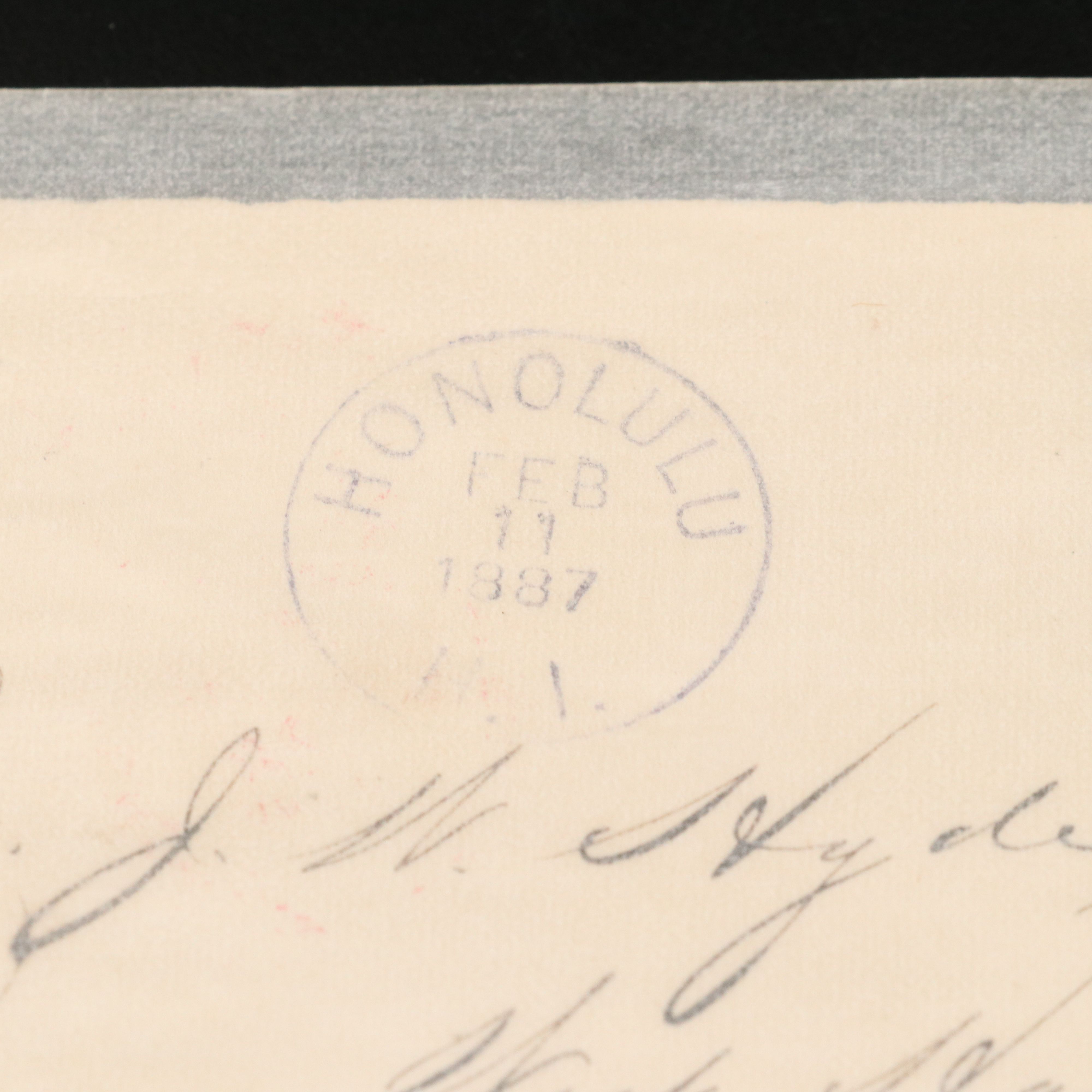 Four Early Hawaii Postage Items