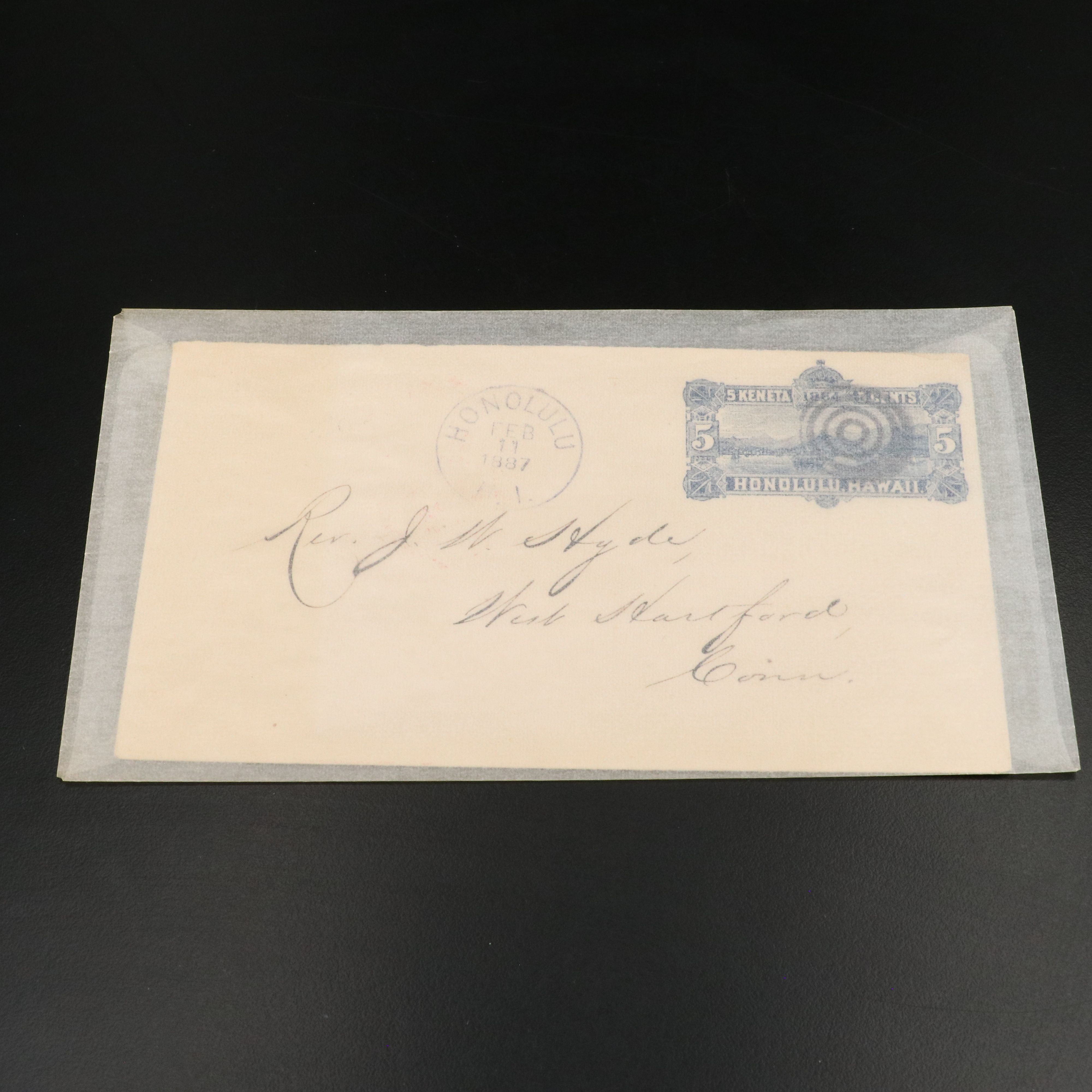 Four Early Hawaii Postage Items