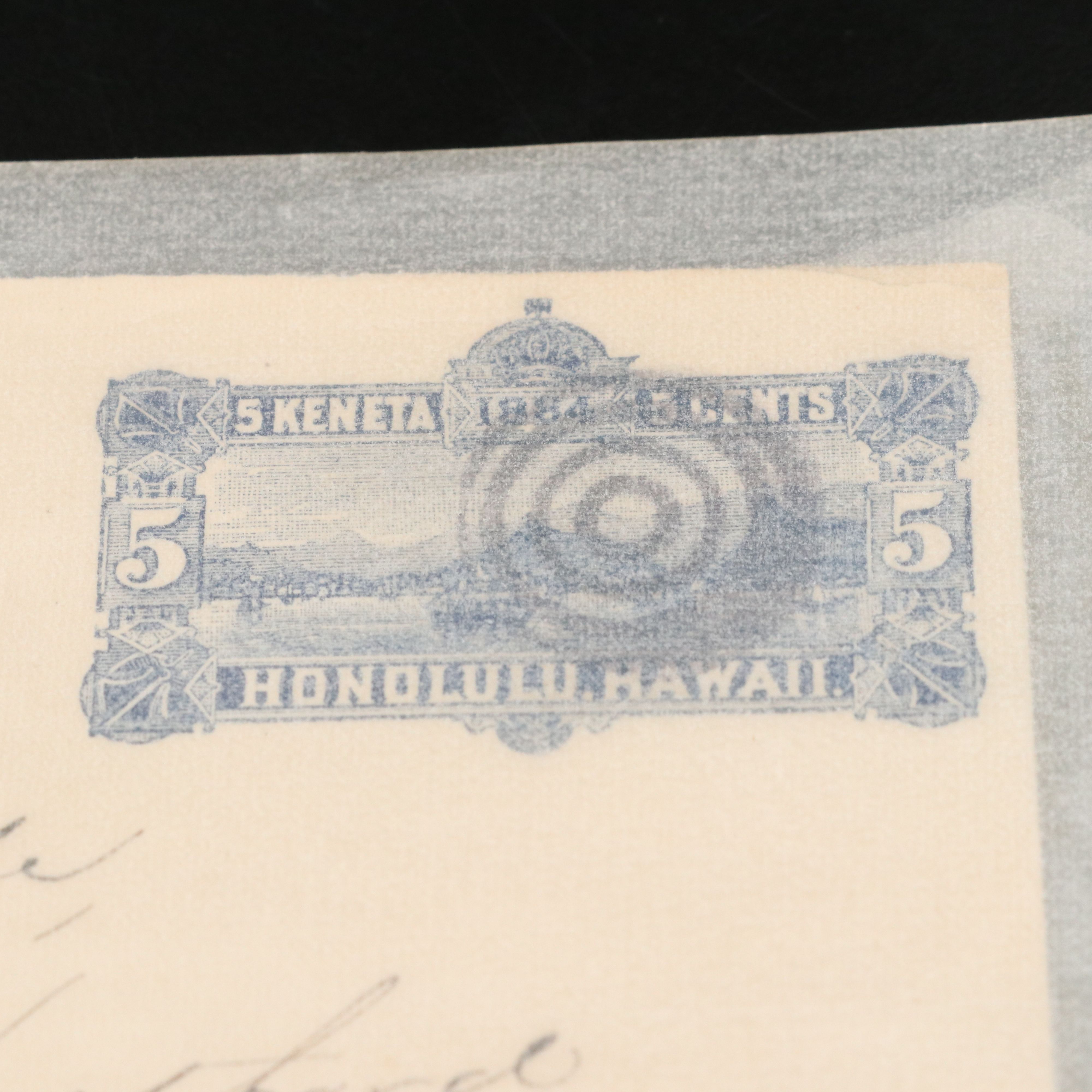 Four Early Hawaii Postage Items