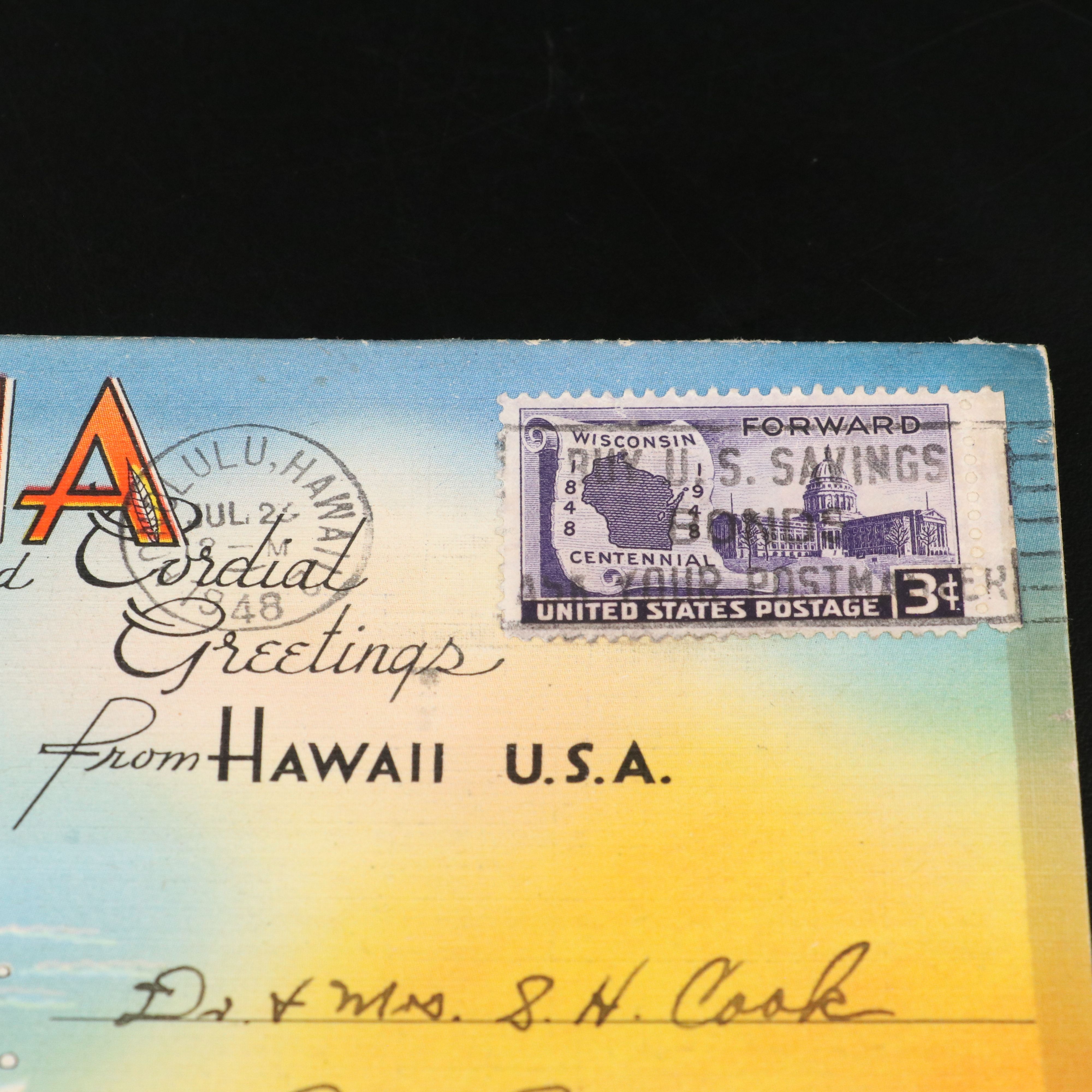 Four Early Hawaii Postage Items