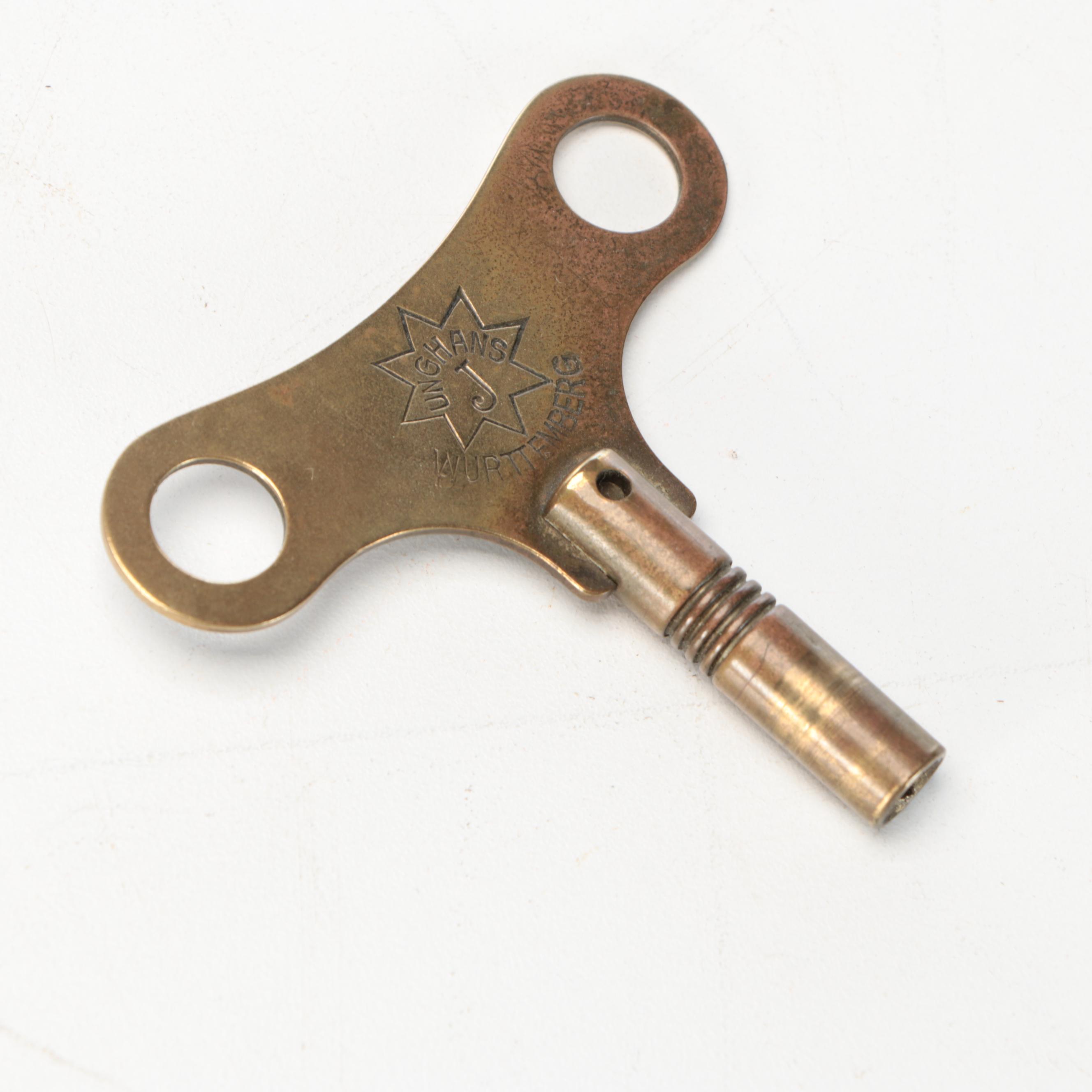 Arts and Crafts Style Oak Wall Clock