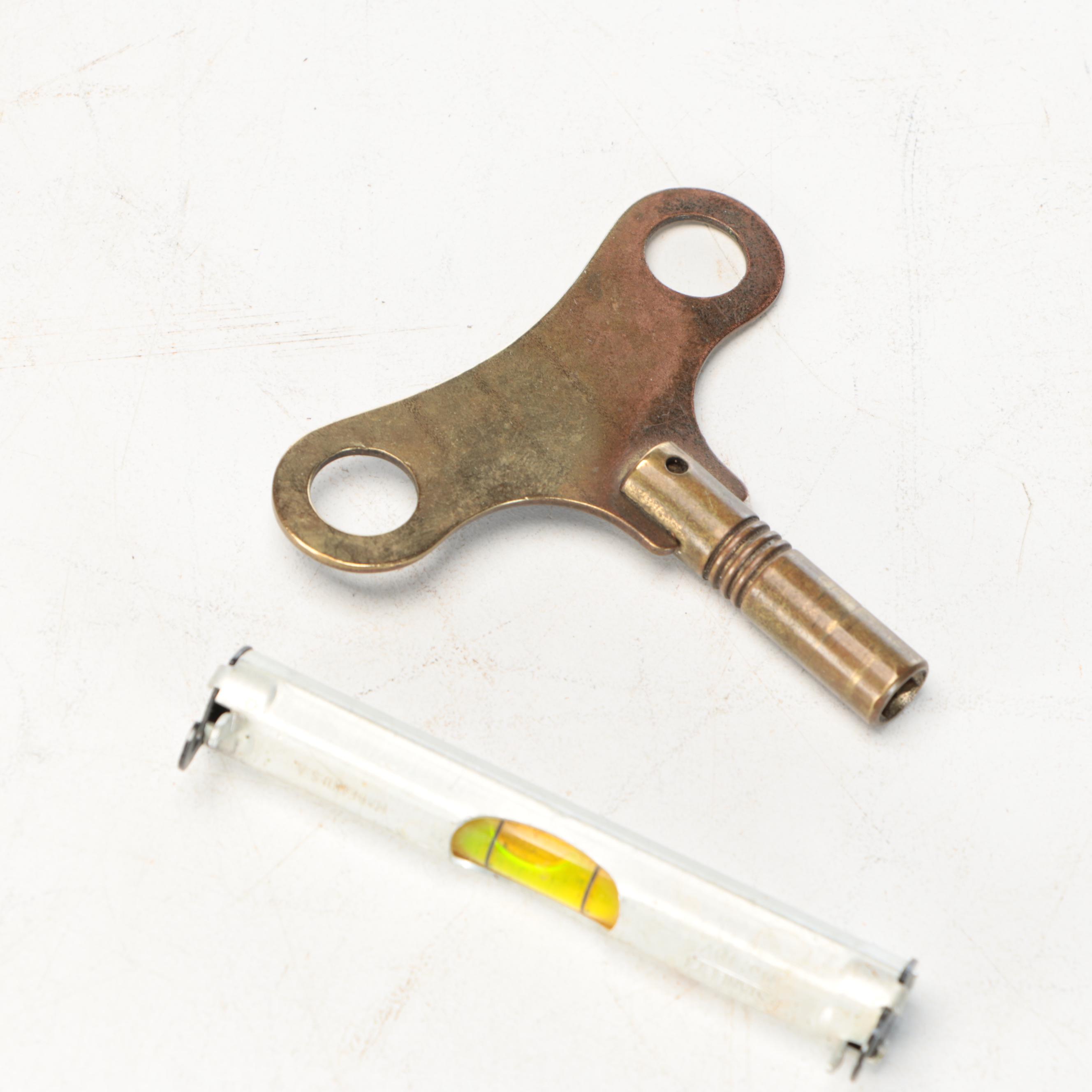 Arts and Crafts Style Oak Wall Clock