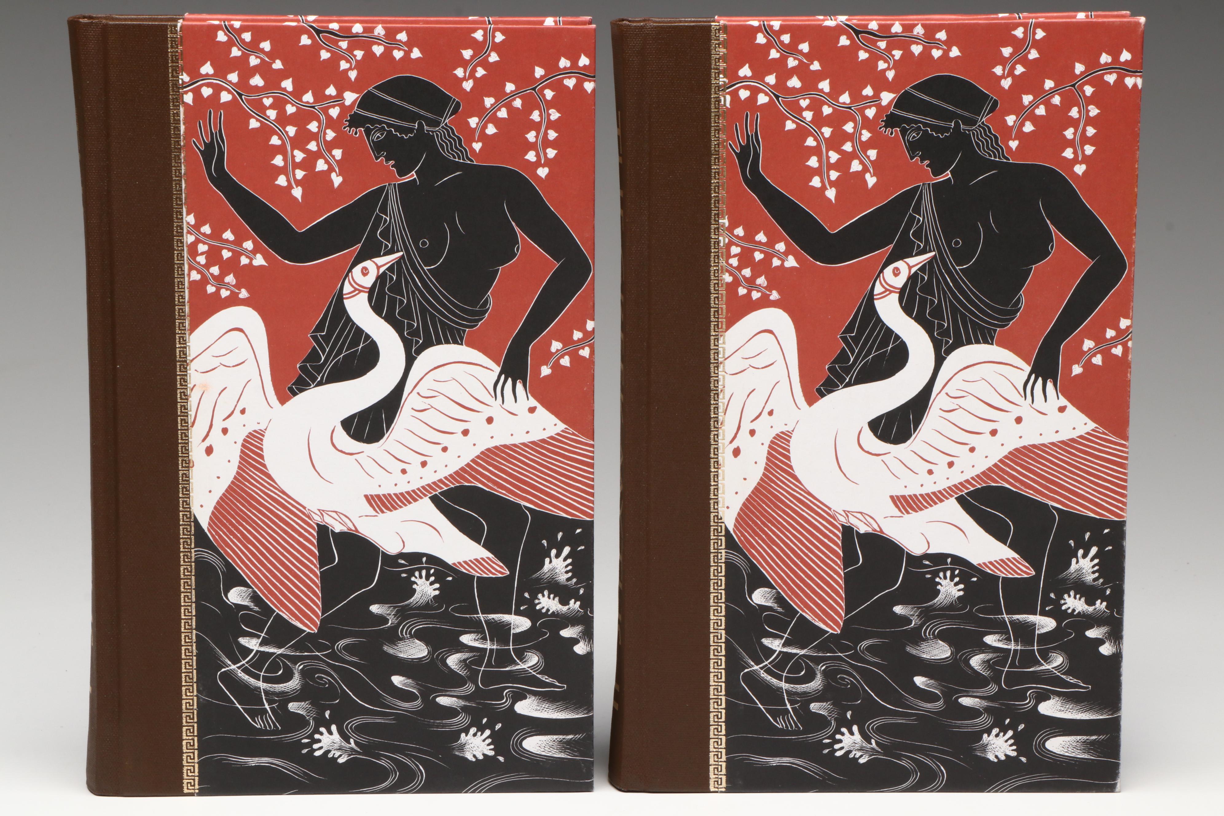 Folio Society First Printing "The Greek Myths" Two-Volume Set by Robert Graves