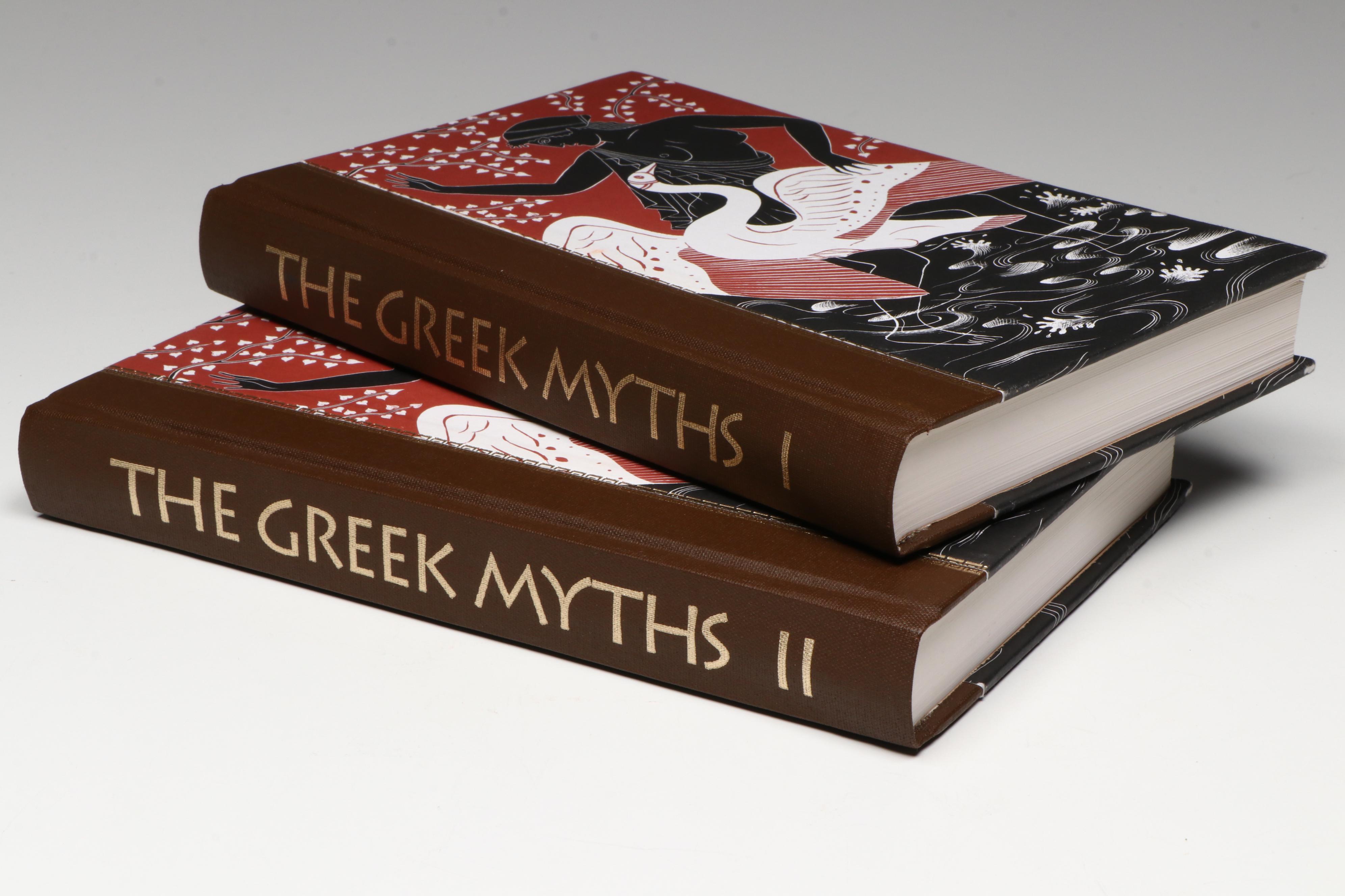 Folio Society First Printing "The Greek Myths" Two-Volume Set by Robert Graves