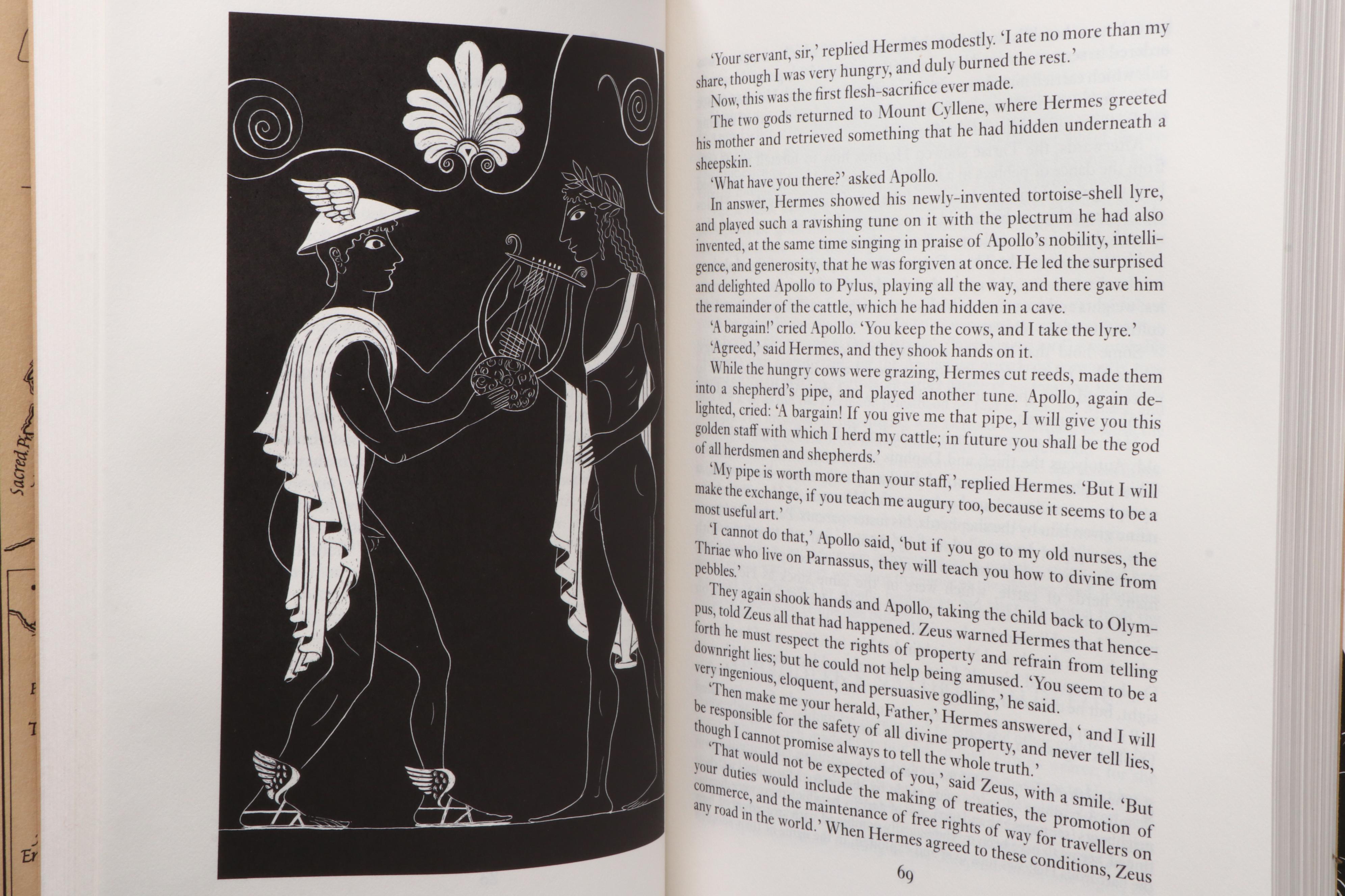 Folio Society First Printing "The Greek Myths" Two-Volume Set by Robert Graves