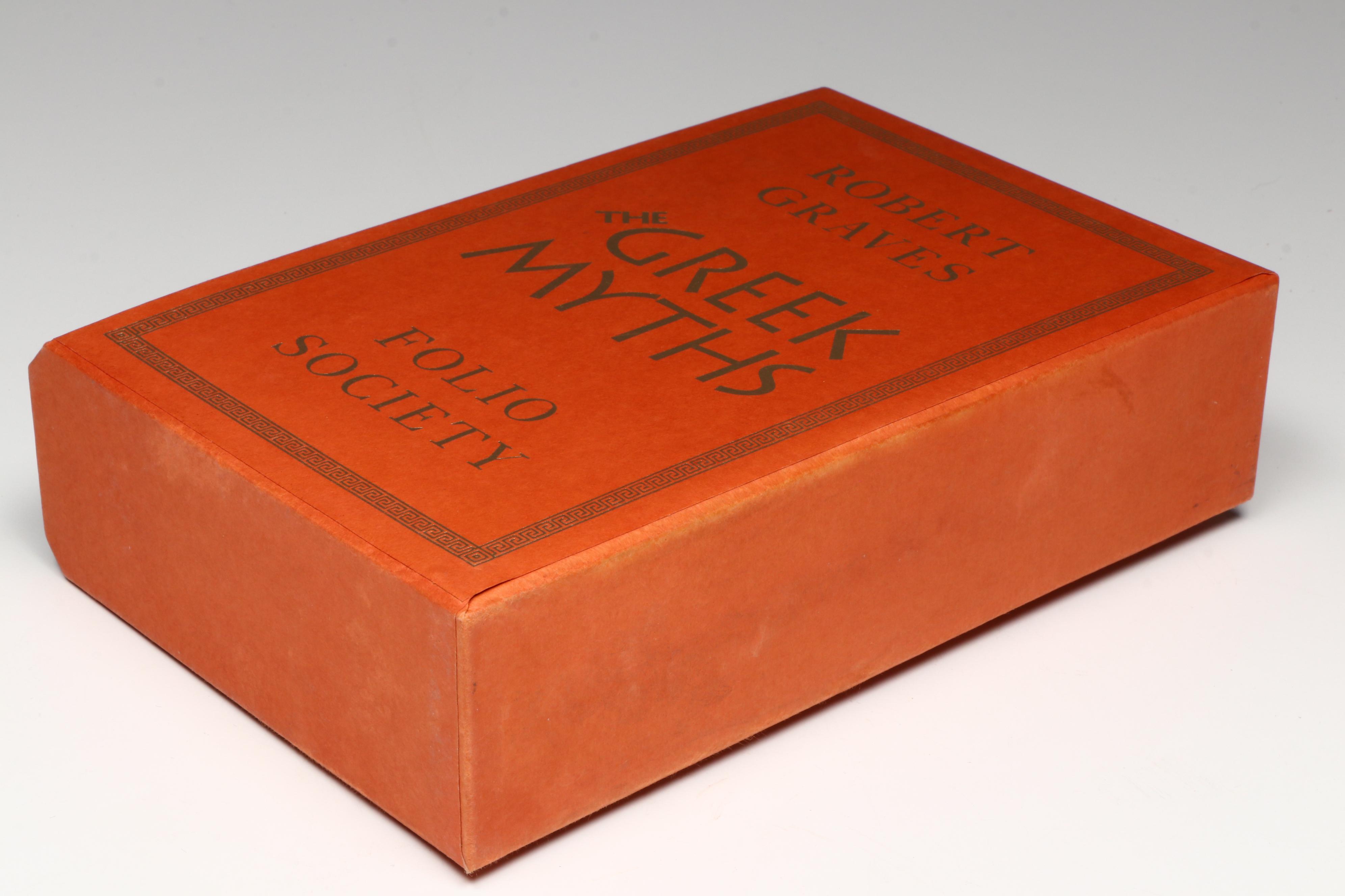 Folio Society First Printing "The Greek Myths" Two-Volume Set by Robert Graves