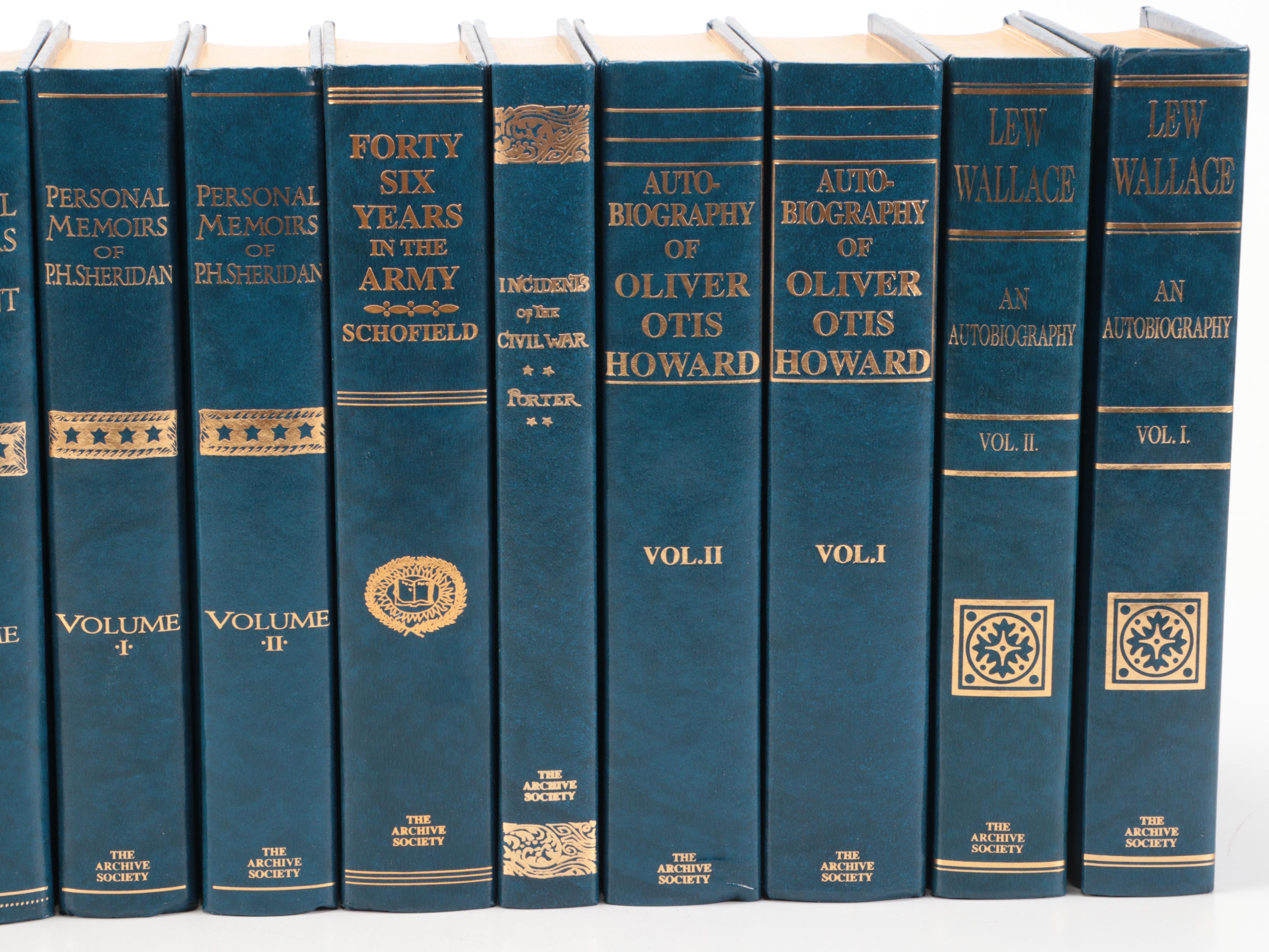 "Personal Memoirs of U. S. Grant" Two-Volume Set and More Union Army Books