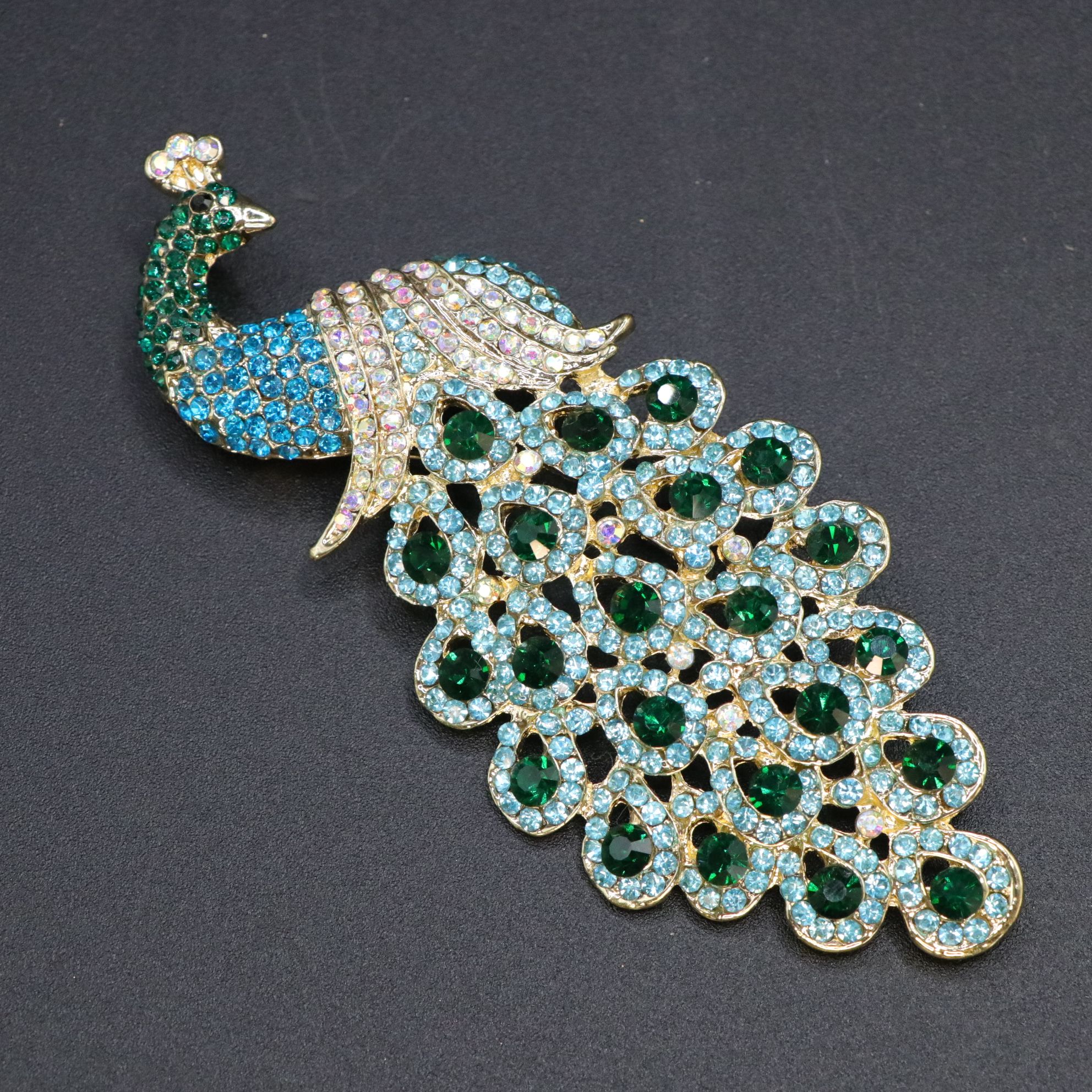 Monet Crystal Rhinestone Poodle with Enamel Watermelon, Peacock & More Brooches