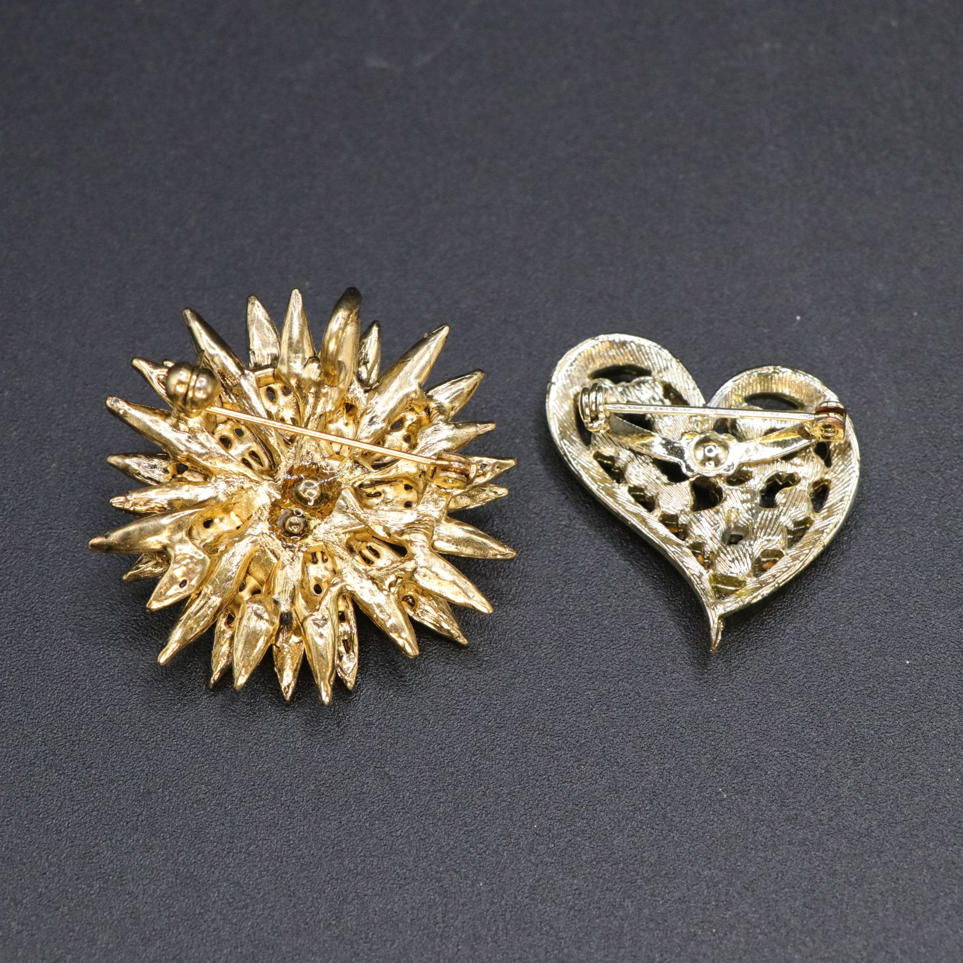 Monet Crystal Rhinestone Poodle with Enamel Watermelon, Peacock & More Brooches