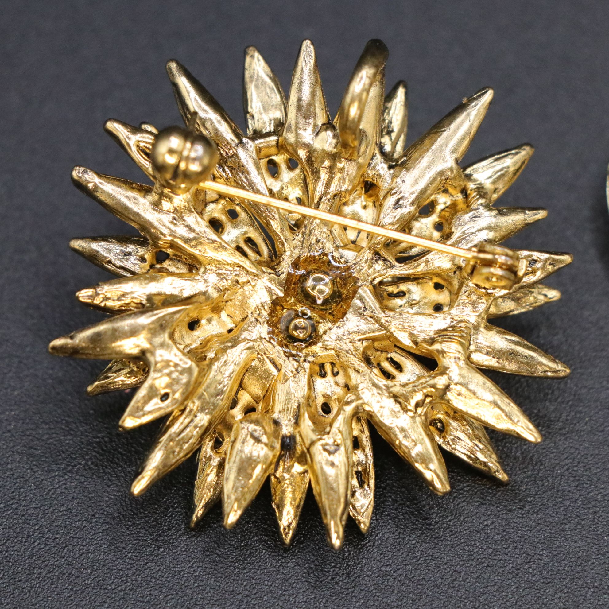 Monet Crystal Rhinestone Poodle with Enamel Watermelon, Peacock & More Brooches