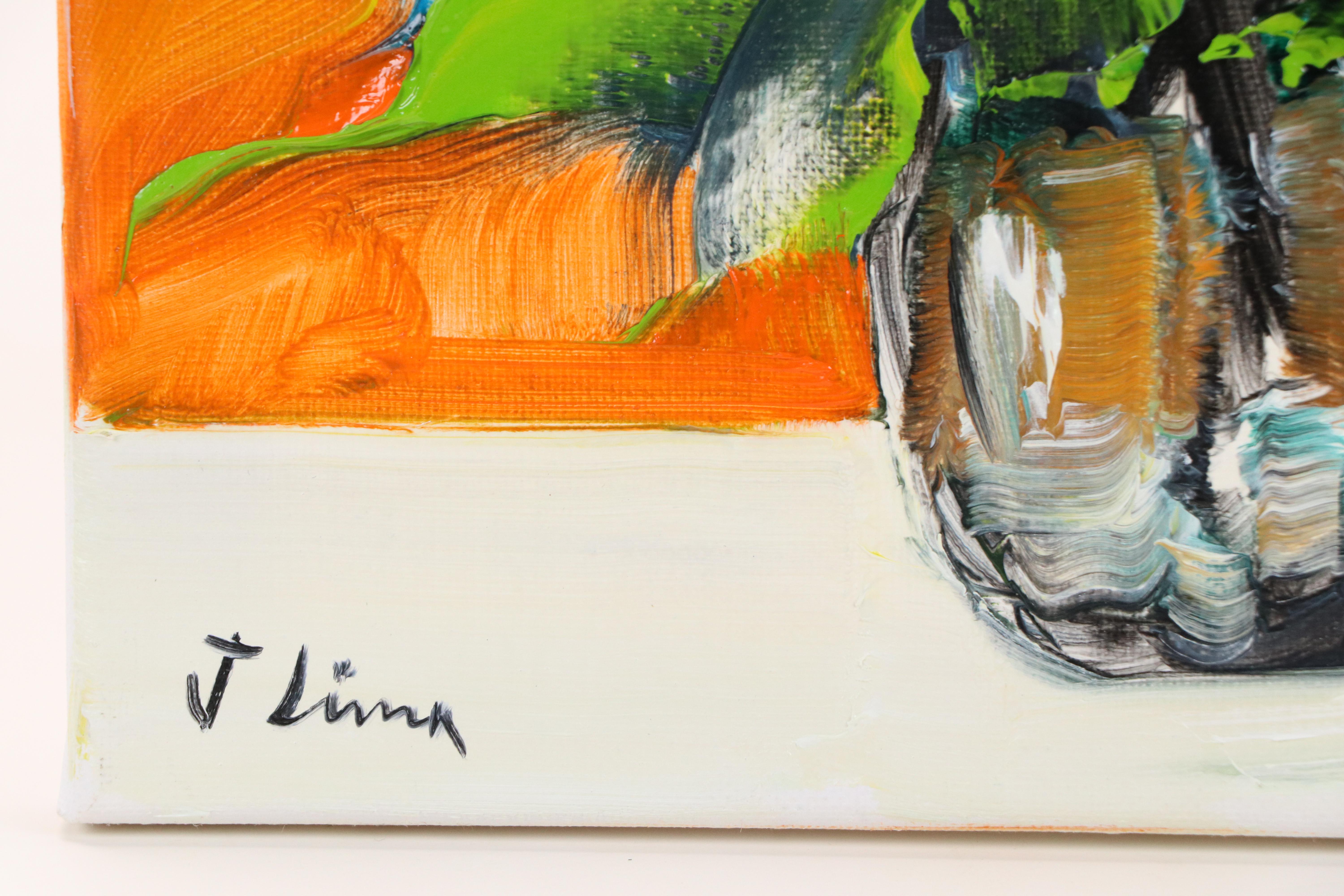 José M. Lima Floral Still Life Oil Painting, 2025