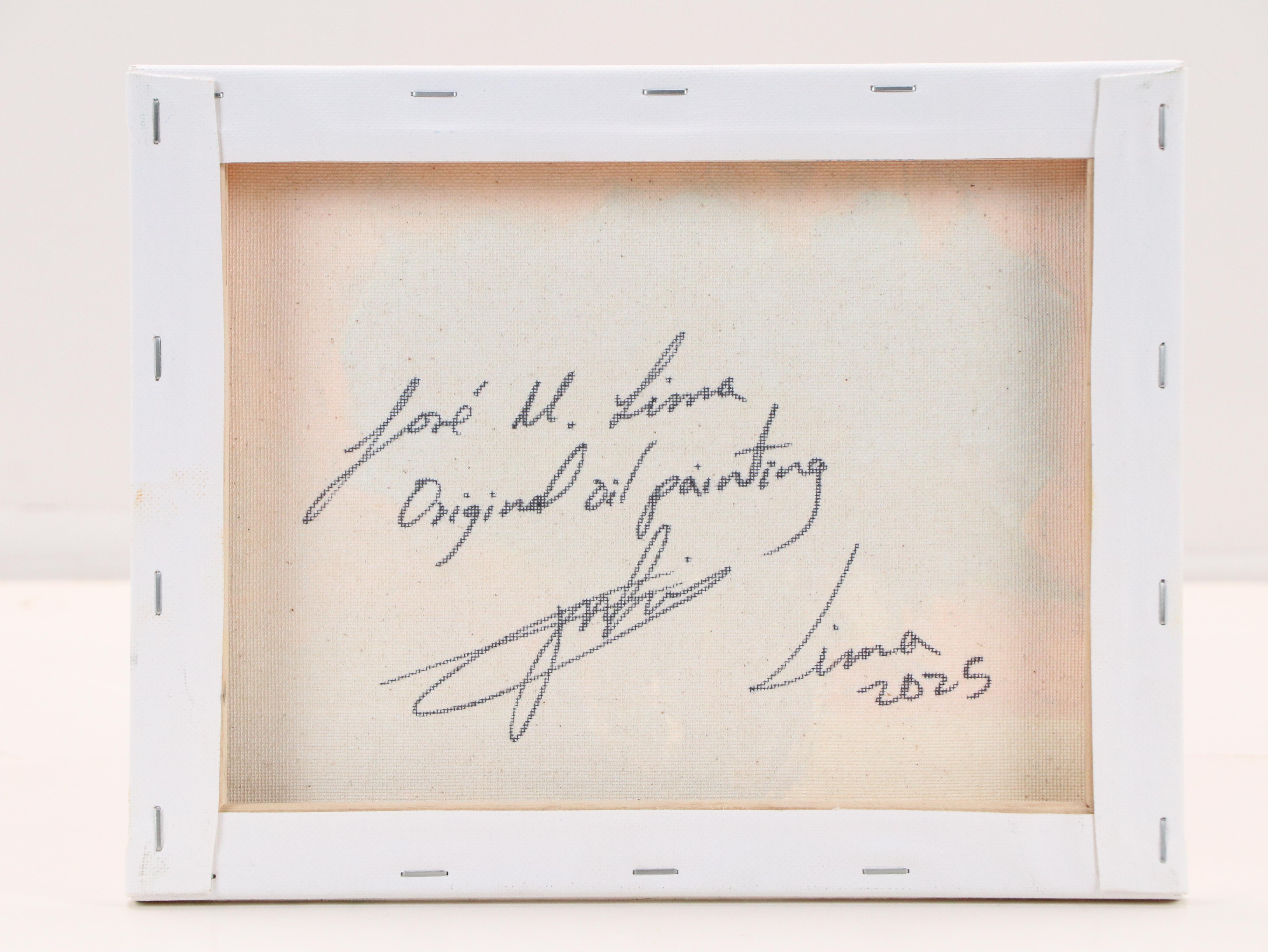 José M. Lima Floral Still Life Oil Painting, 2025