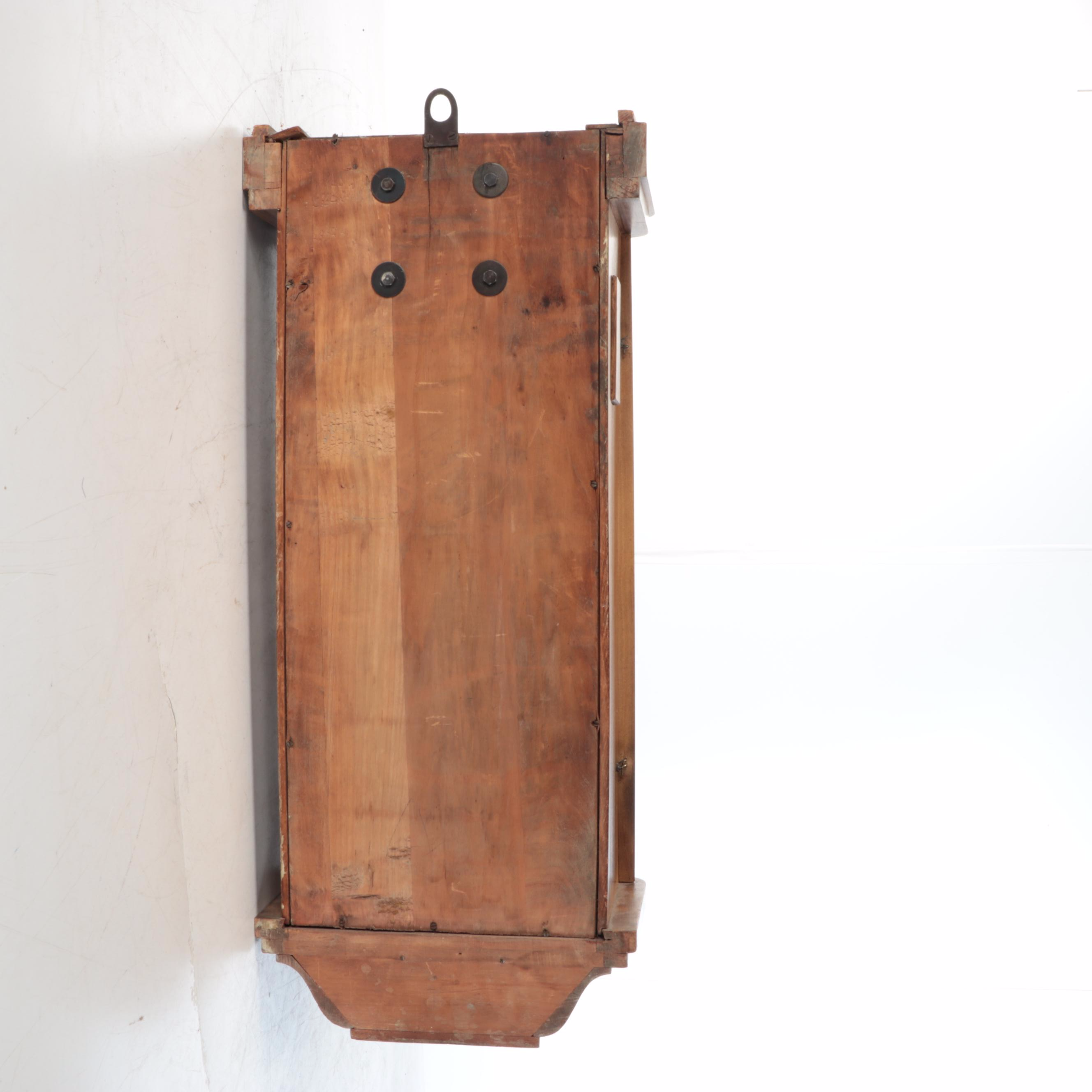 Arts and Crafts Style Oak Wall Clock