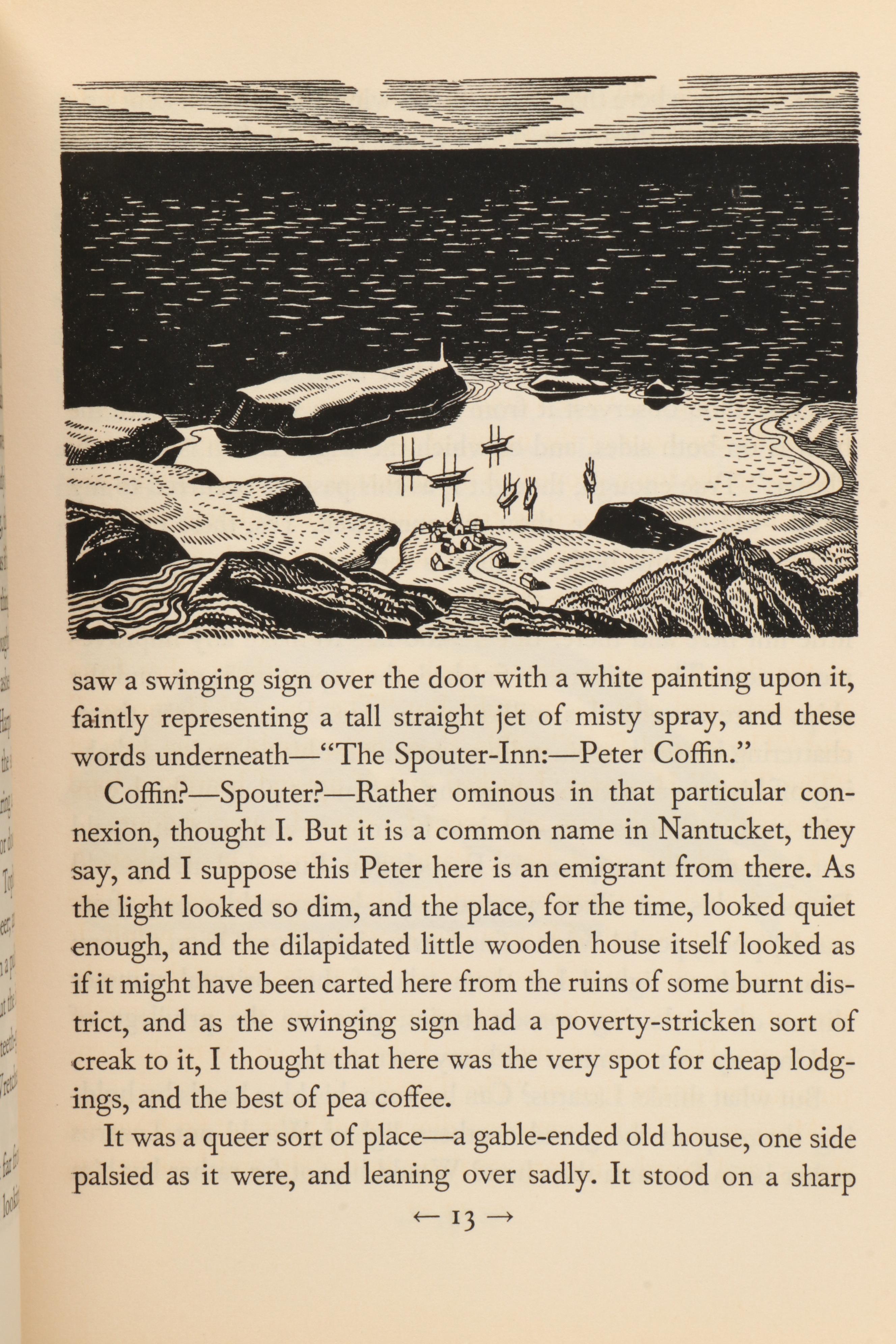 Rockwell Kent Illustrated "Moby-Dick; or, The Whale" by Herman Melville, 1930