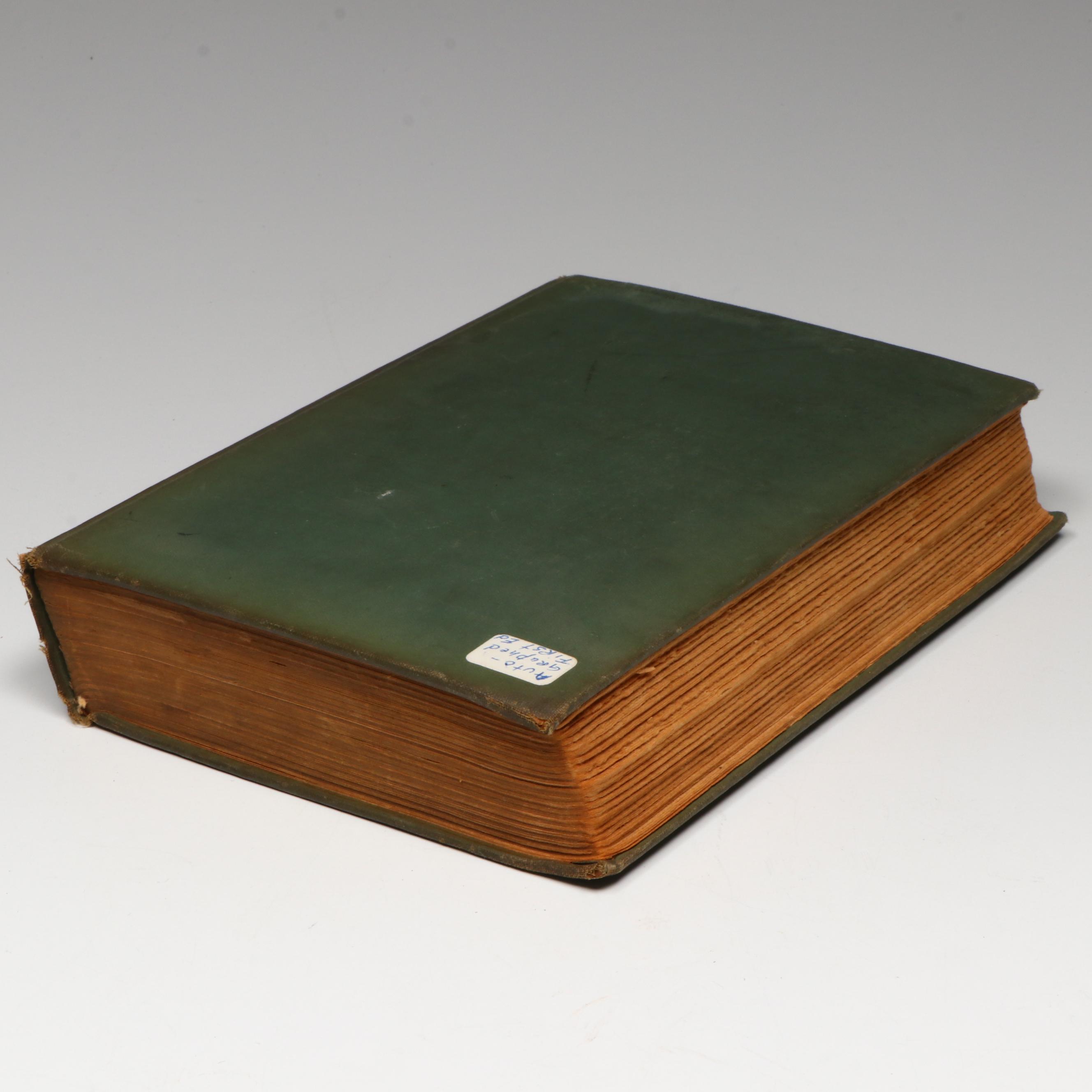 Signed First Edition "Thunder Mountain" by Zane Grey, 1935