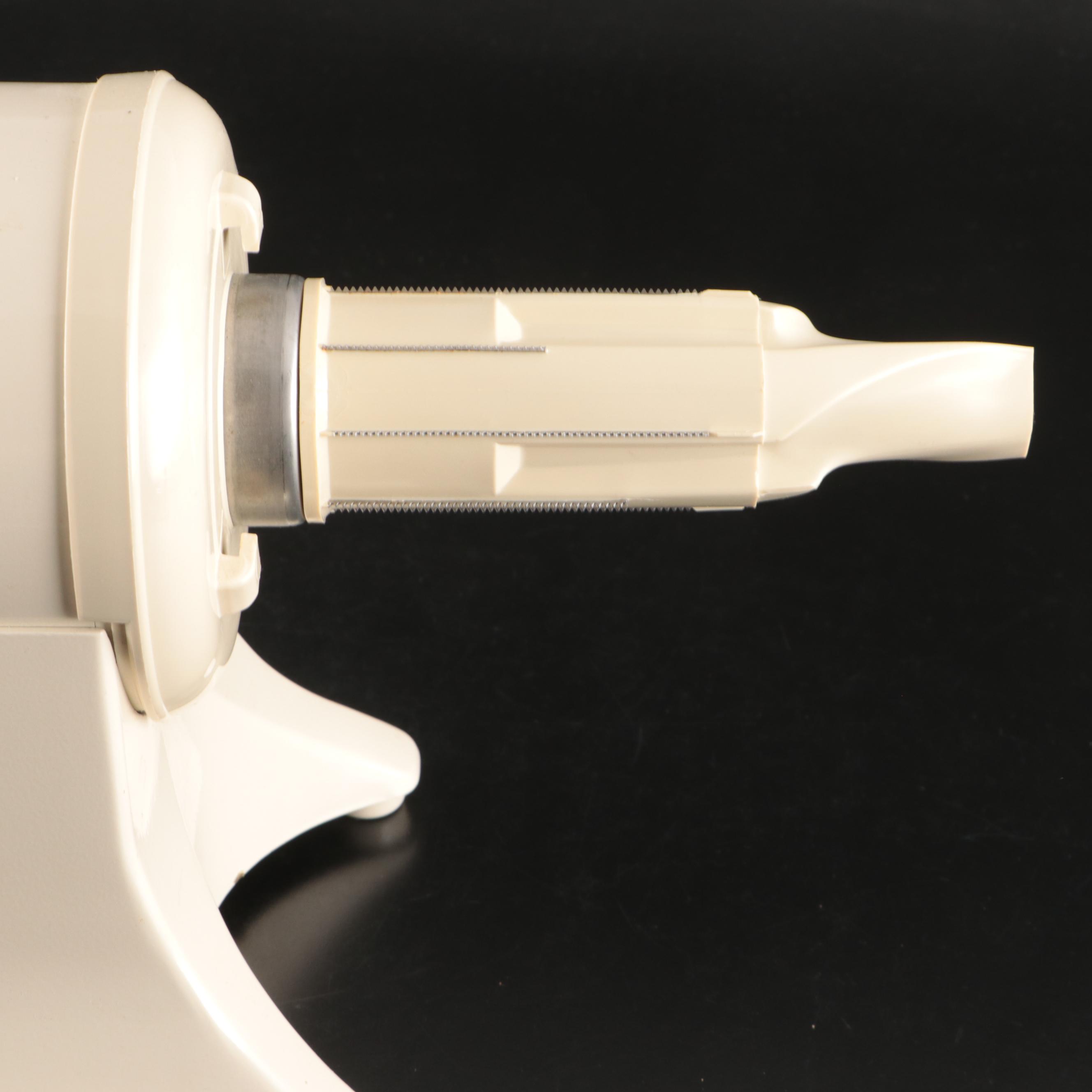 Plastaket Co. Champion Metal Juicer with Attachments and Booklet