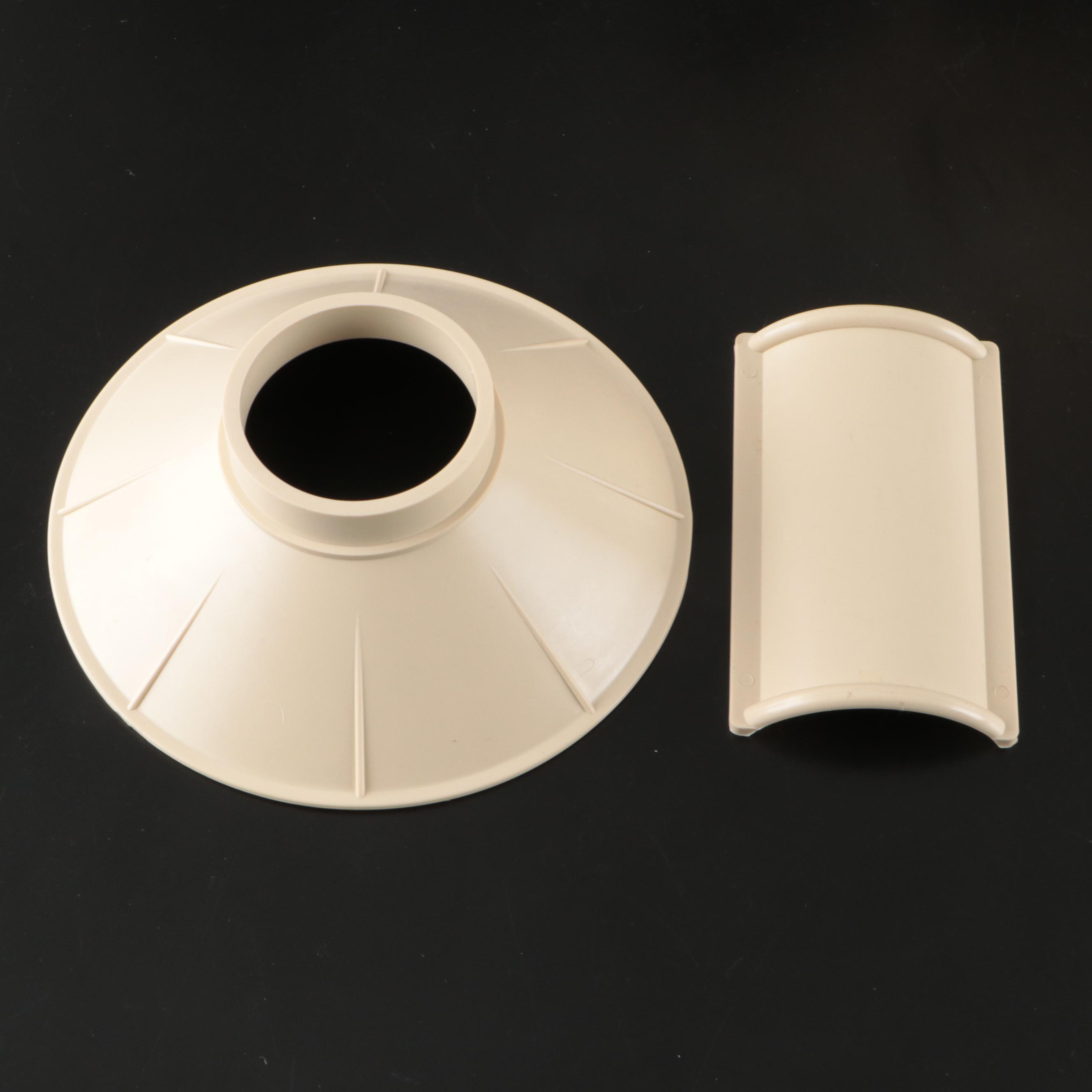 Plastaket Co. Champion Metal Juicer with Attachments and Booklet