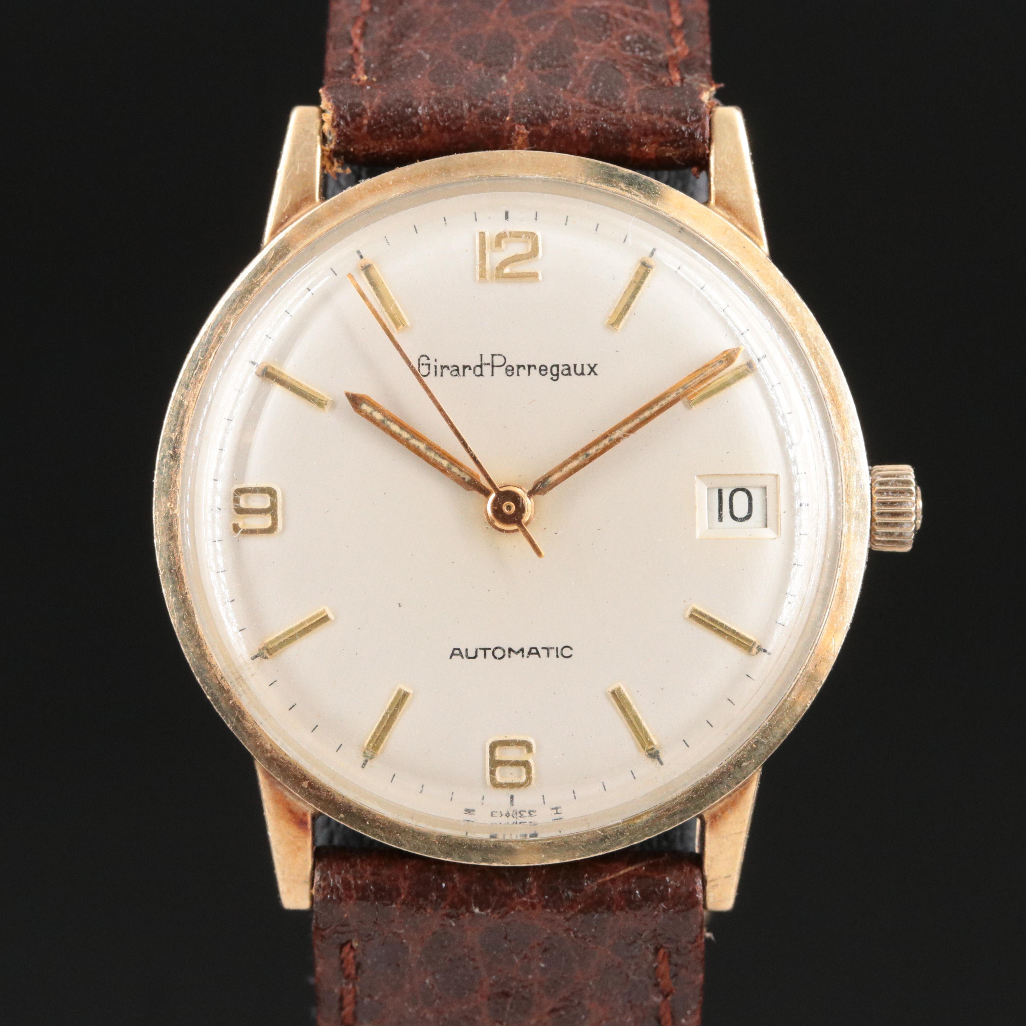 Vintage Girard - Perreguax Gold Filled and Stainless Steel Automatic Watch