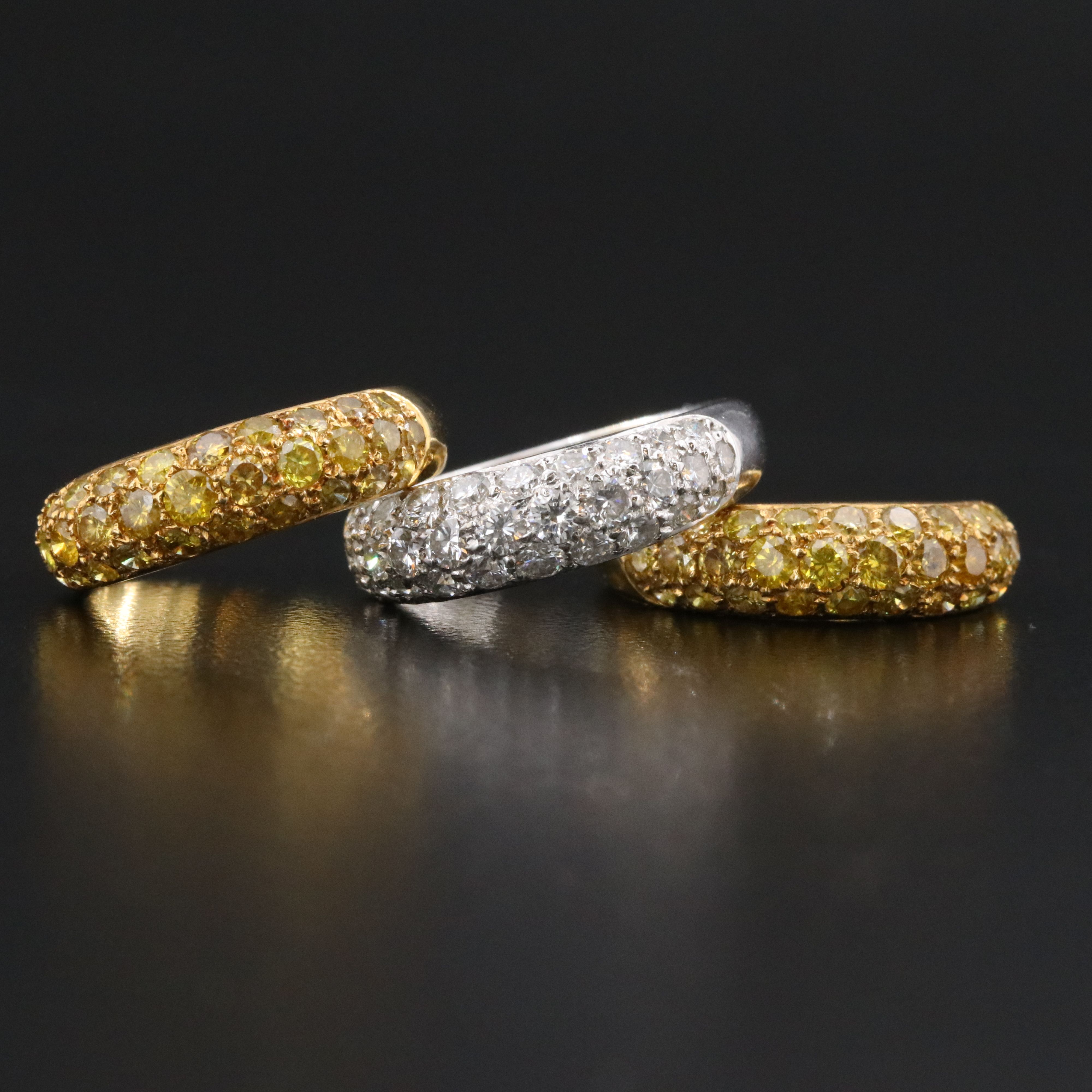 18K 3.25 CTW Diamond Bands