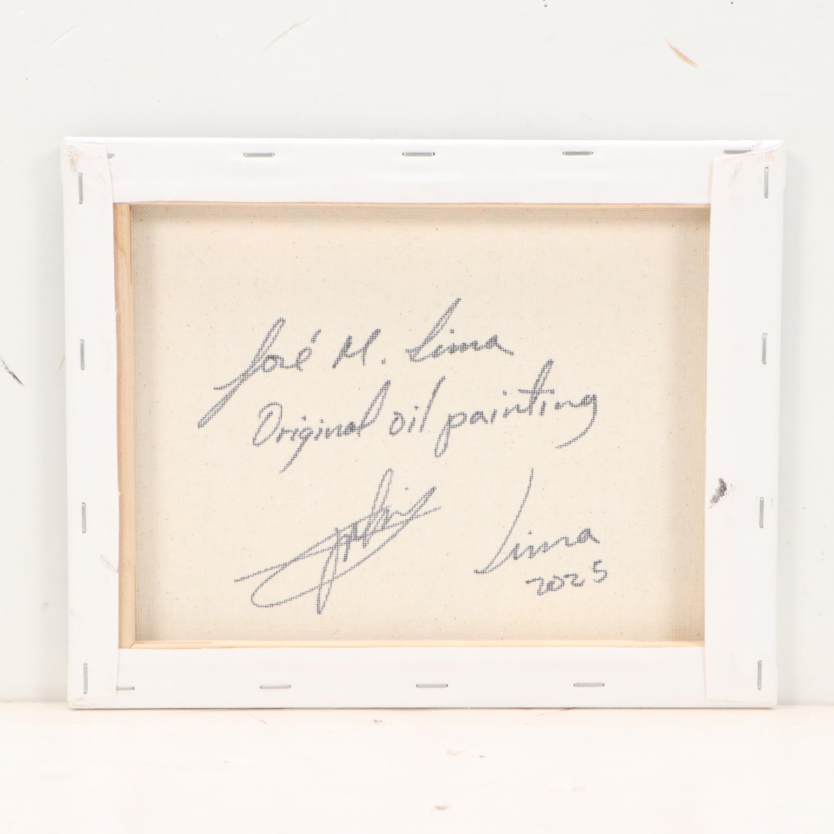 Jose Lima Floral Still Life Oil Painting, 2025