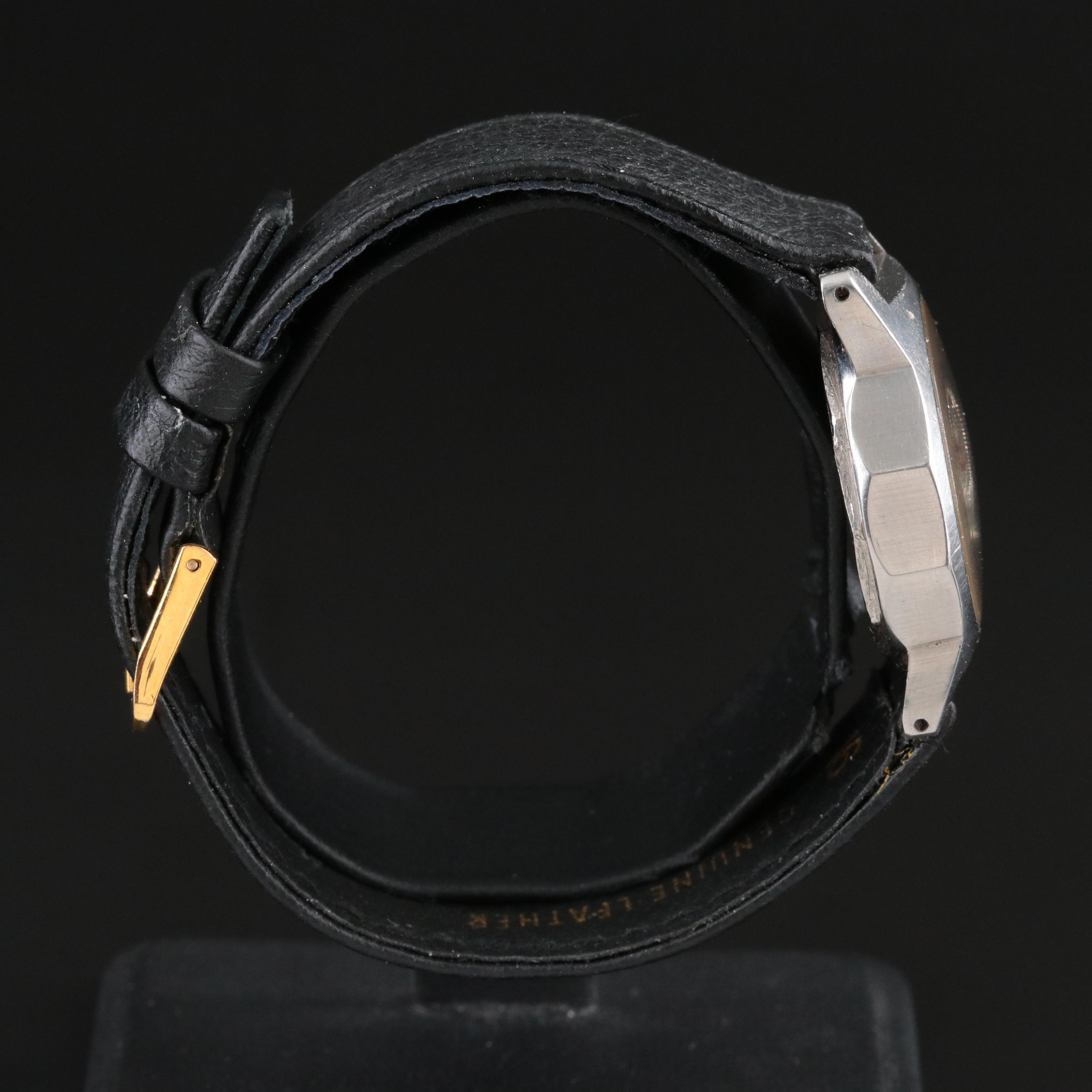 Vintage Mido Multifort Steel Stem Wind Watch